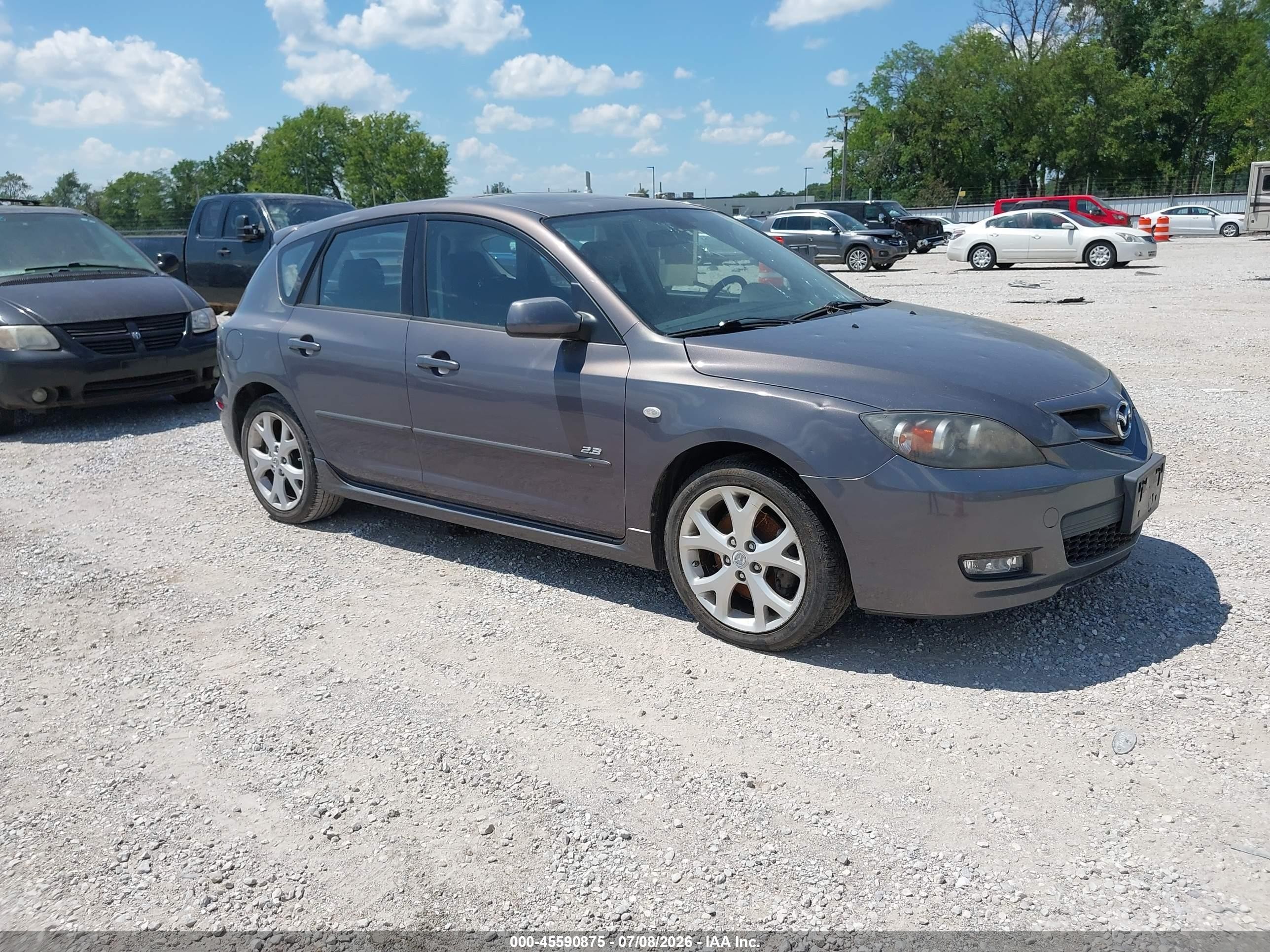 2009 Mazda Mazda3 S Grand Touring Gray vin: JM1BK344791195832