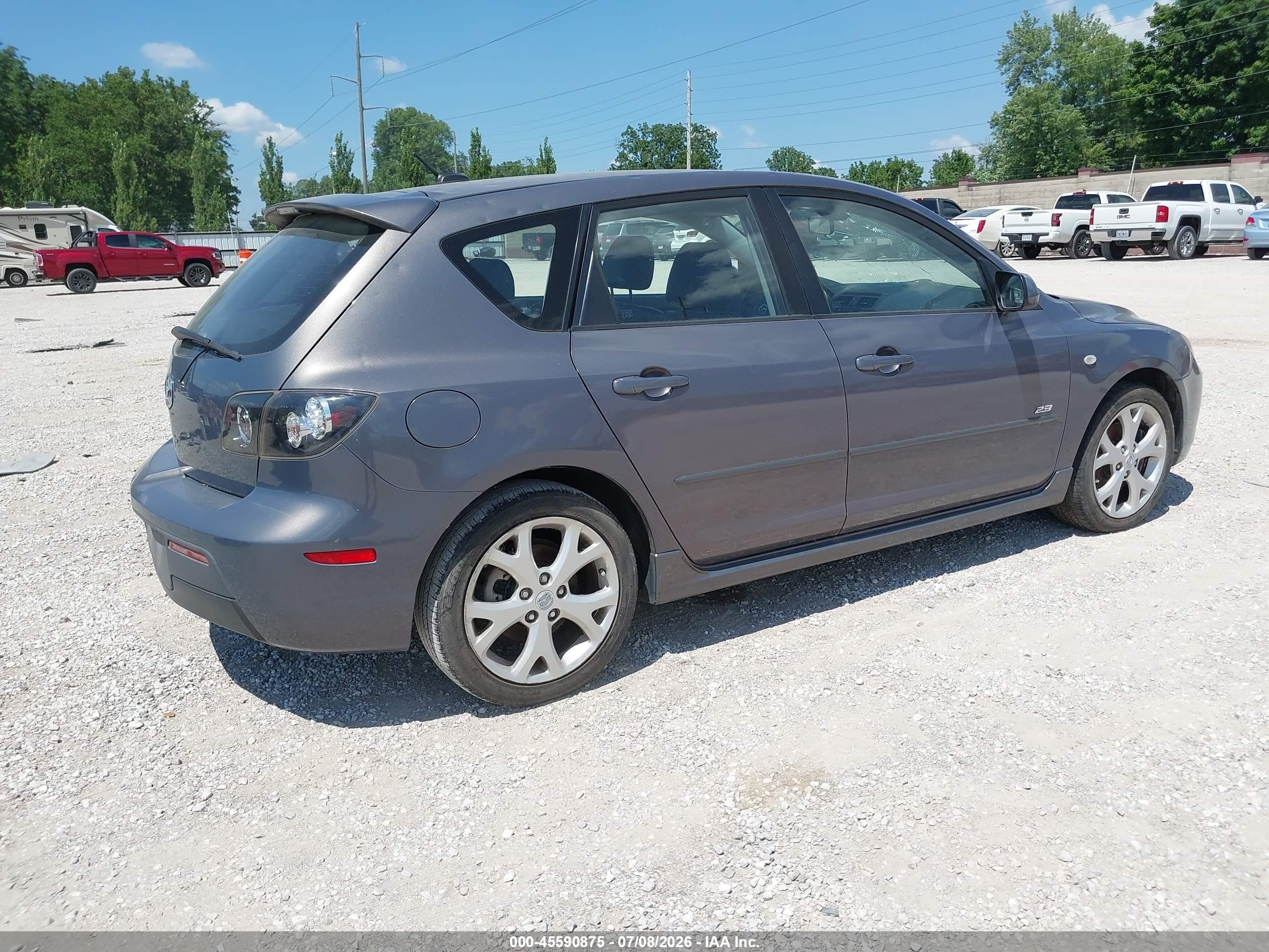 2009 Mazda Mazda3 S Grand Touring Gray vin: JM1BK344791195832
