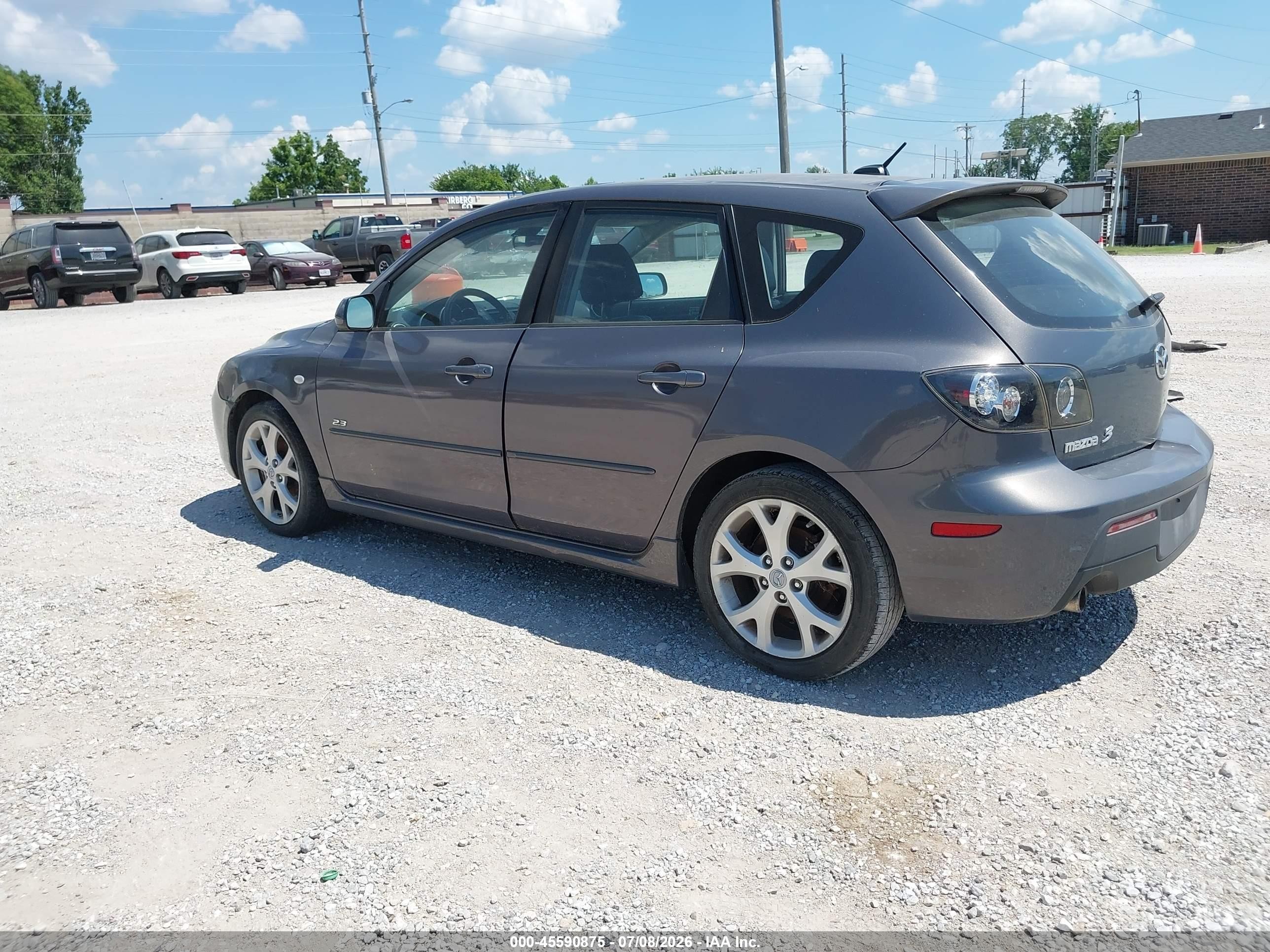 2009 Mazda Mazda3 S Grand Touring Gray vin: JM1BK344791195832