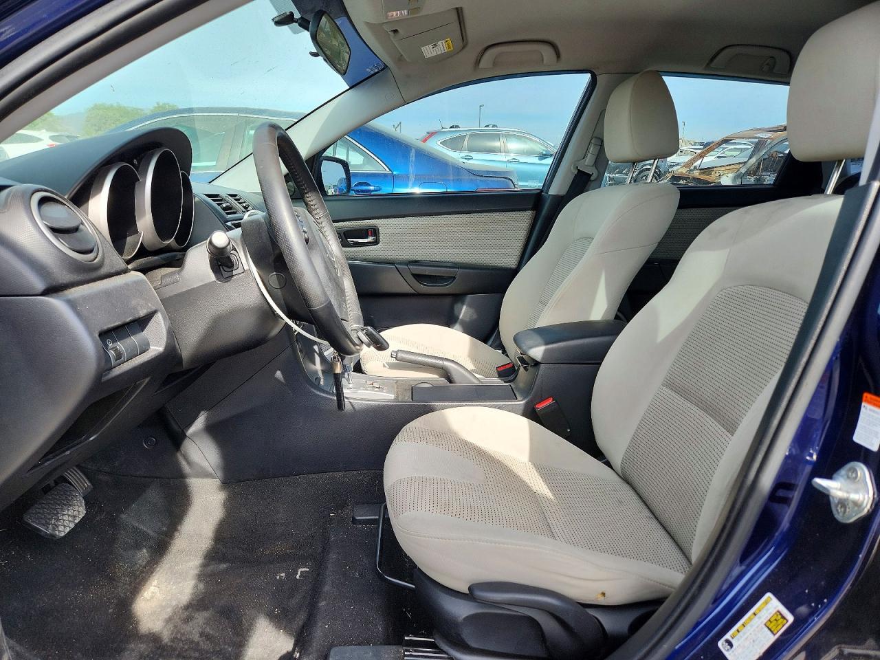 2008 Mazda 3 Hatchback Blue vin: JM1BK344881154298