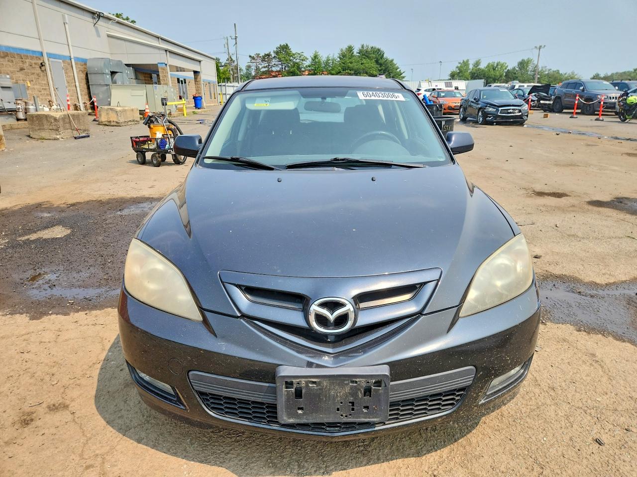 2008 Mazda 3 Hatchback Черный vin: JM1BK344881171165