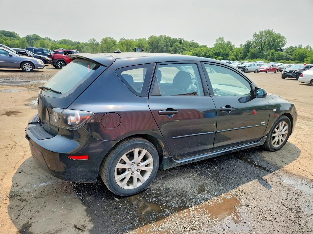 2008 Mazda 3 Hatchback Черный vin: JM1BK344881171165