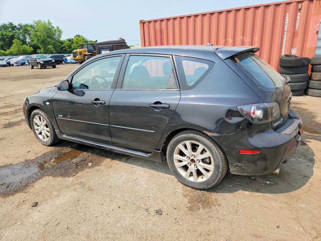 2008 Mazda 3 Hatchback Черный vin: JM1BK344881171165
