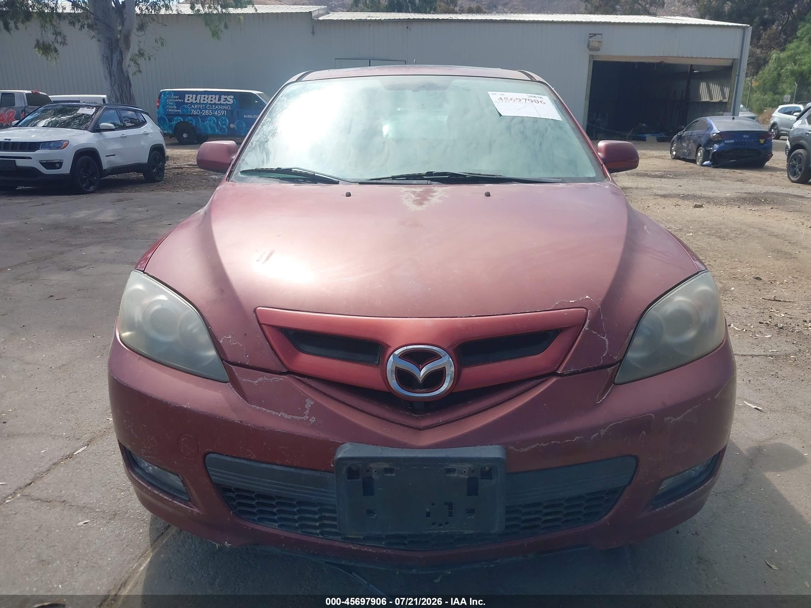 2009 Mazda Mazda3 S Touring Red vin: JM1BK344891198108