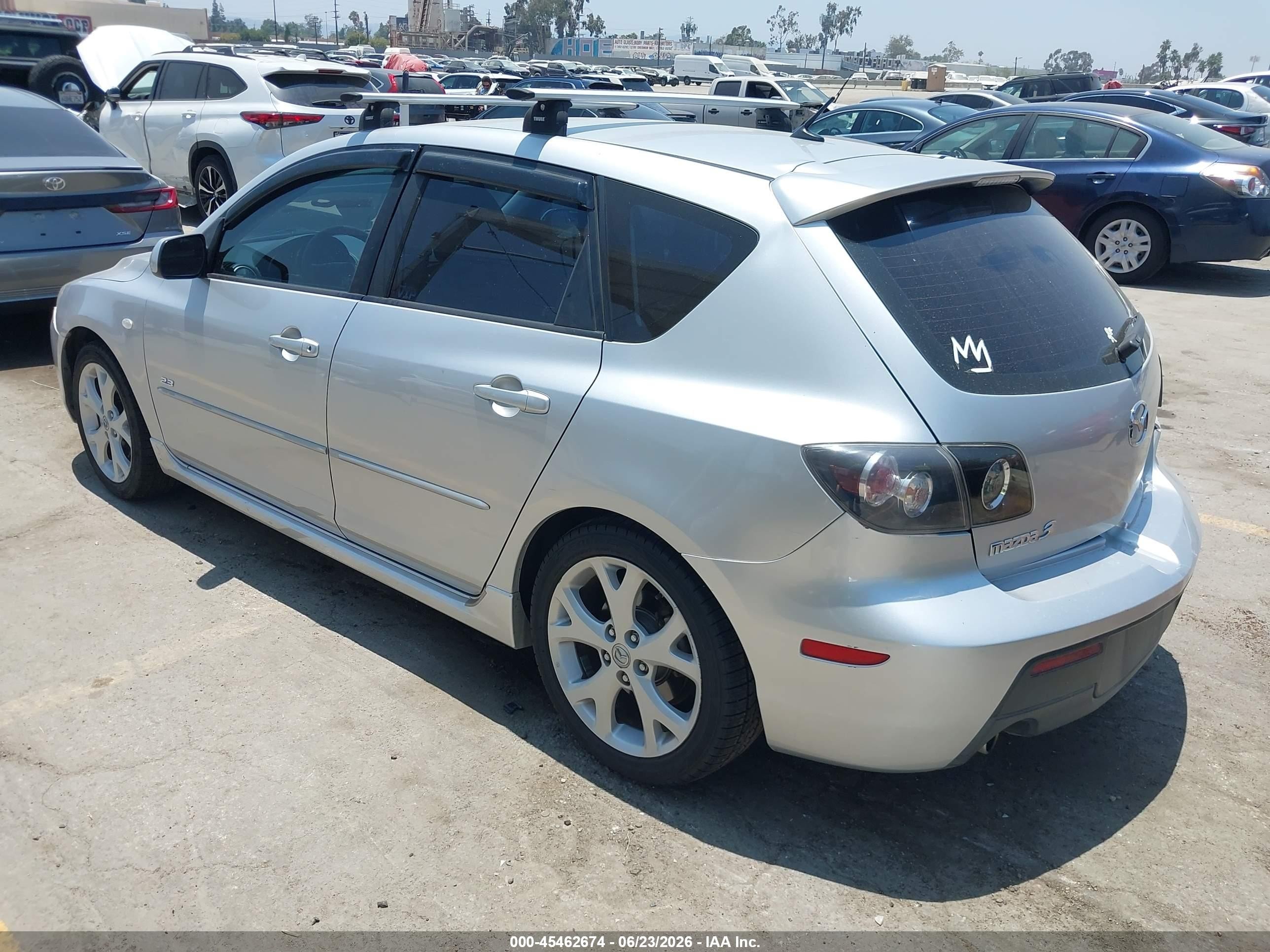 2009 Mazda Mazda3 S Sport Silver vin: JM1BK344891243970