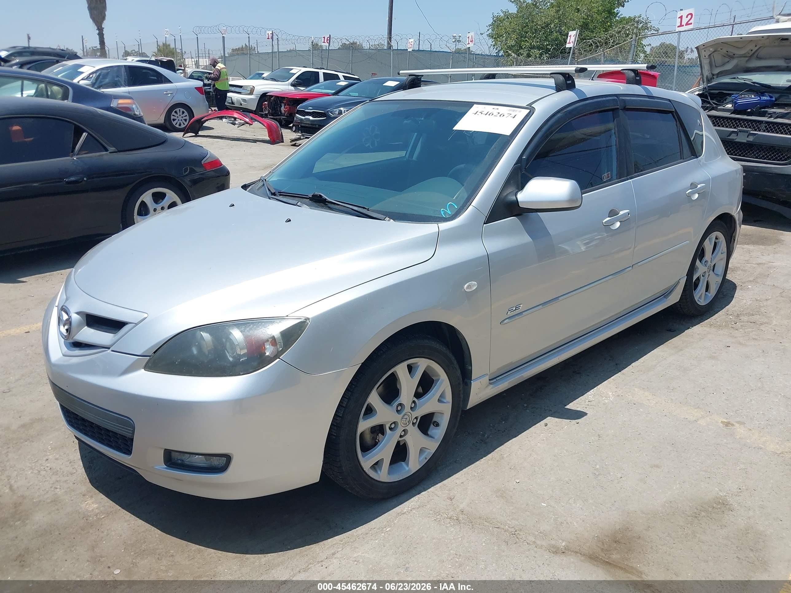 2009 Mazda Mazda3 S Sport Silver vin: JM1BK344891243970