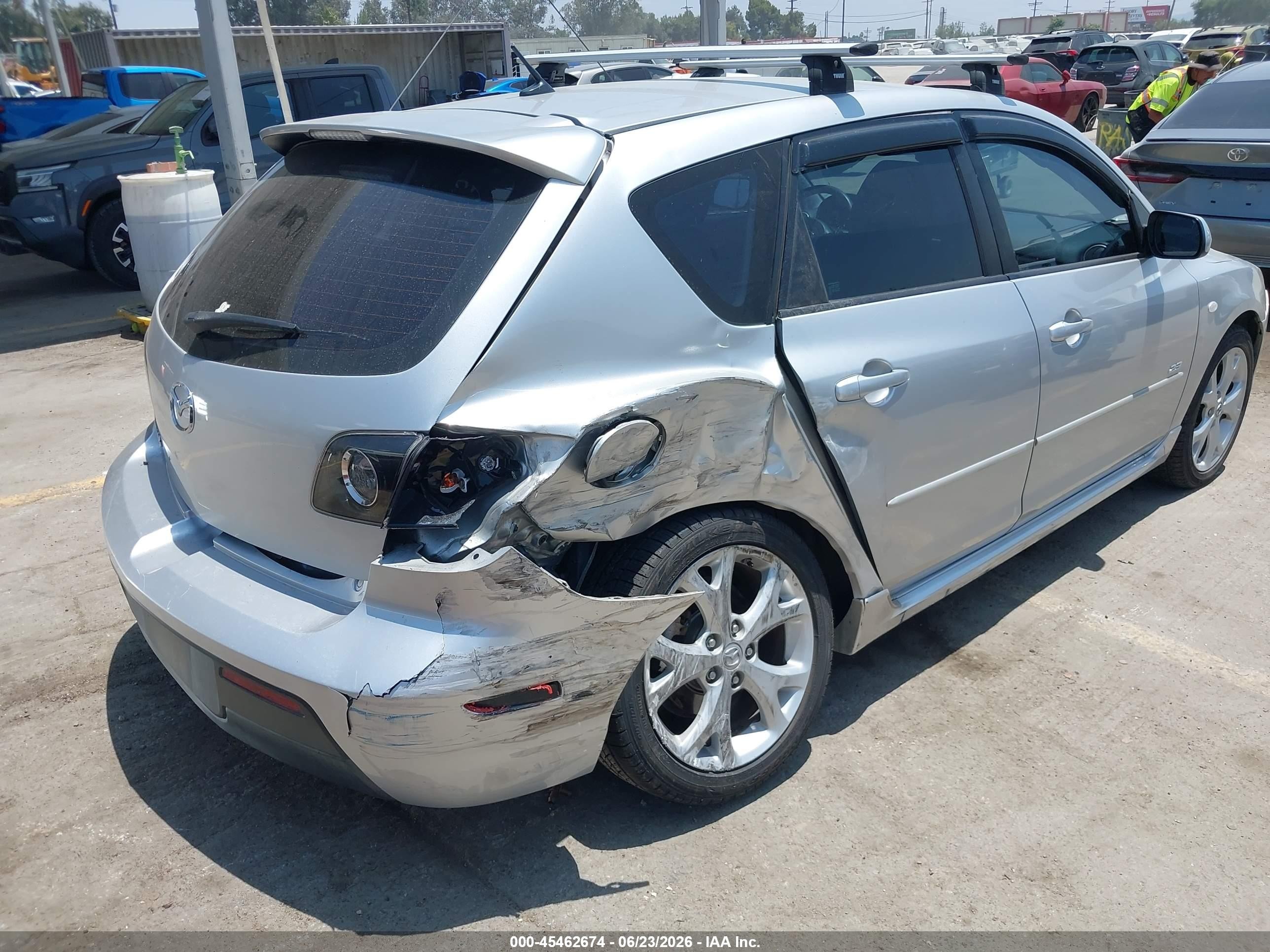 2009 Mazda Mazda3 S Sport Silver vin: JM1BK344891243970
