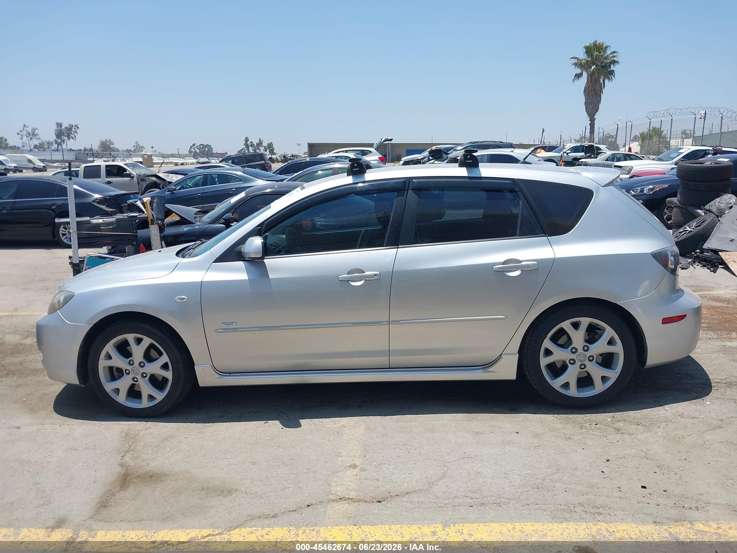 2009 Mazda Mazda3 S Sport Silver vin: JM1BK344891243970