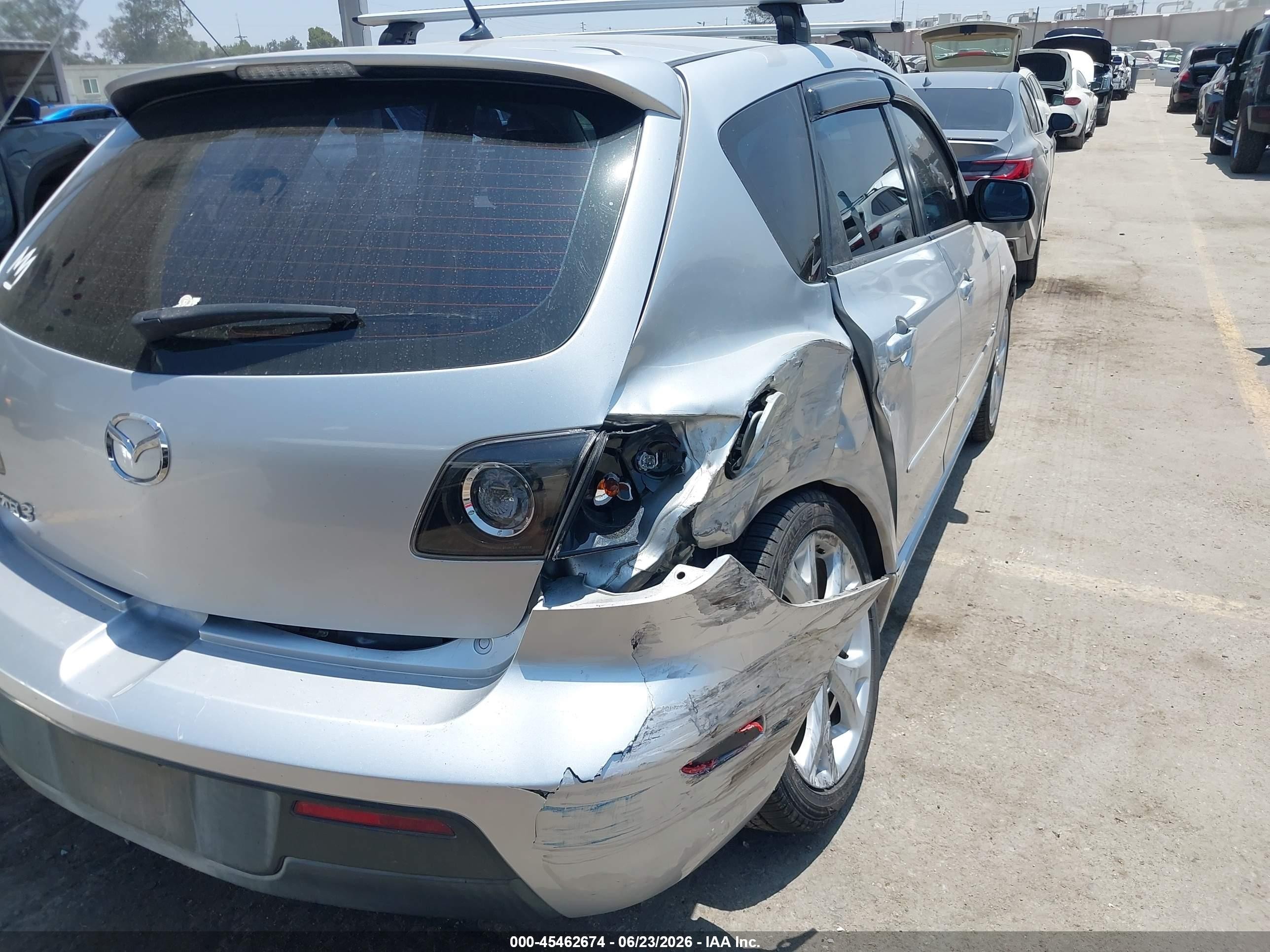 2009 Mazda Mazda3 S Sport Silver vin: JM1BK344891243970