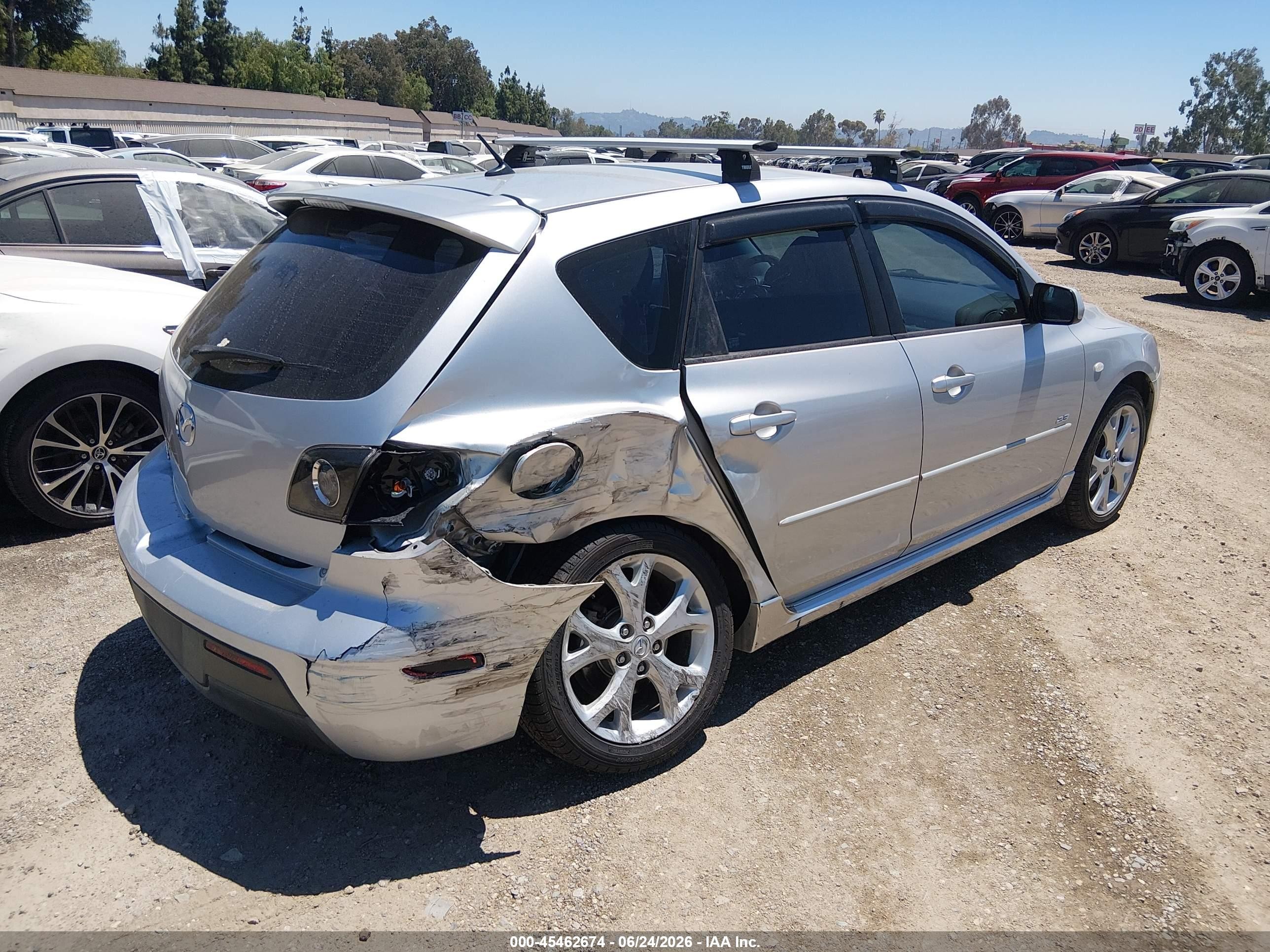 2009 Mazda Mazda3 S Sport Silver vin: JM1BK344891243970