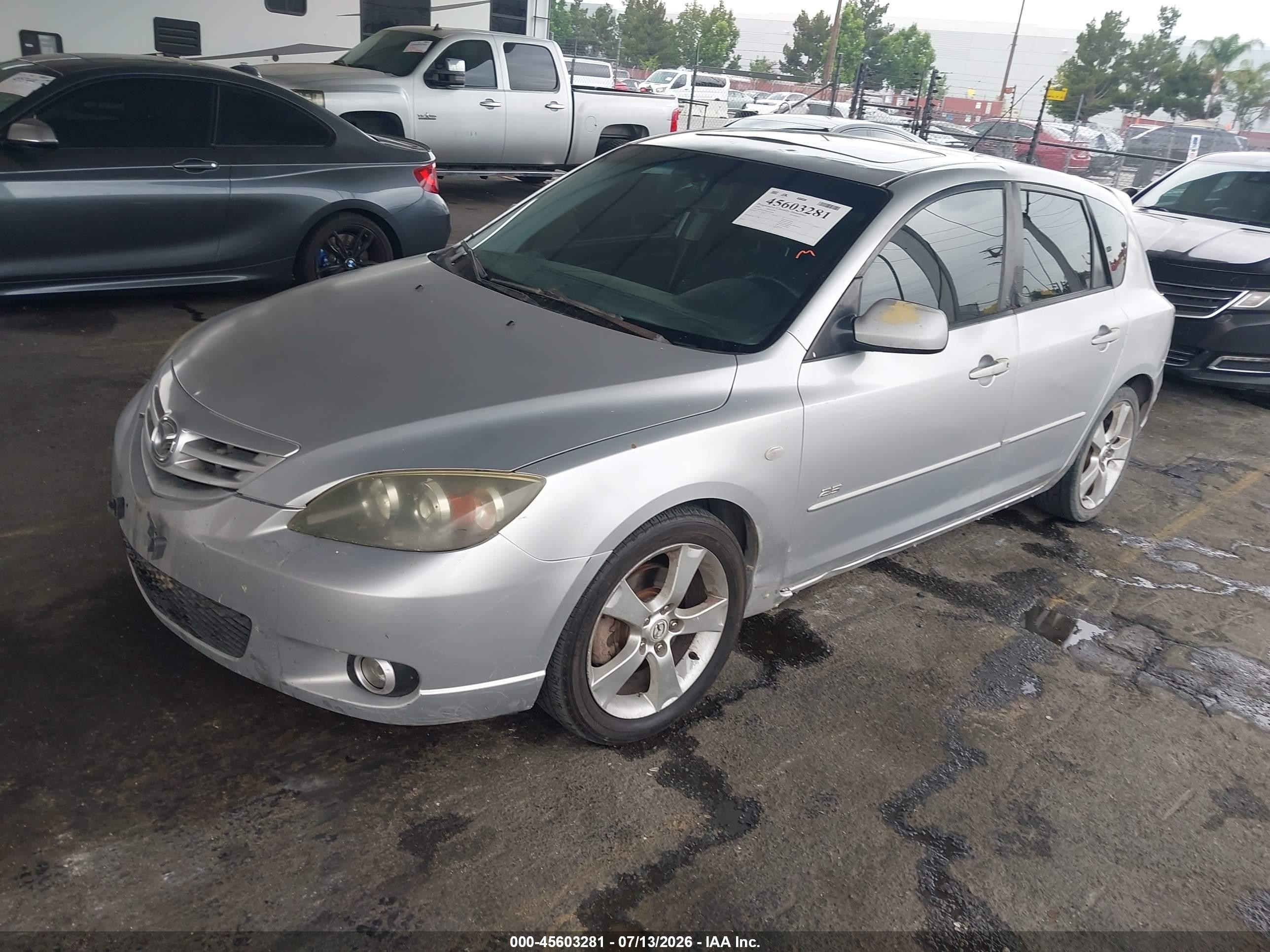 2006 Mazda Mazda3 S Touring Silver vin: JM1BK344961465588