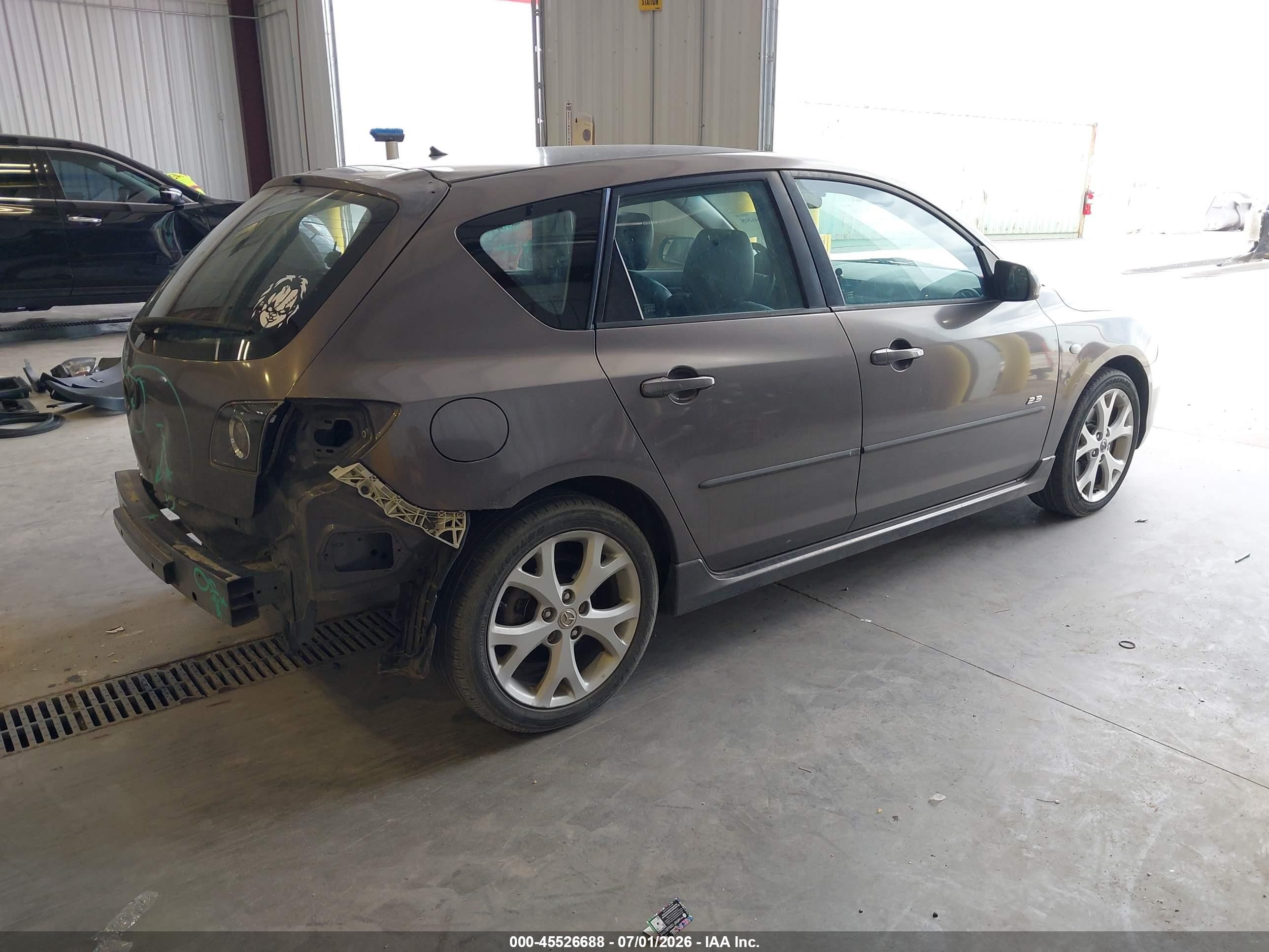 2007 Mazda Mazda3 S Touring Gray vin: JM1BK344971614289
