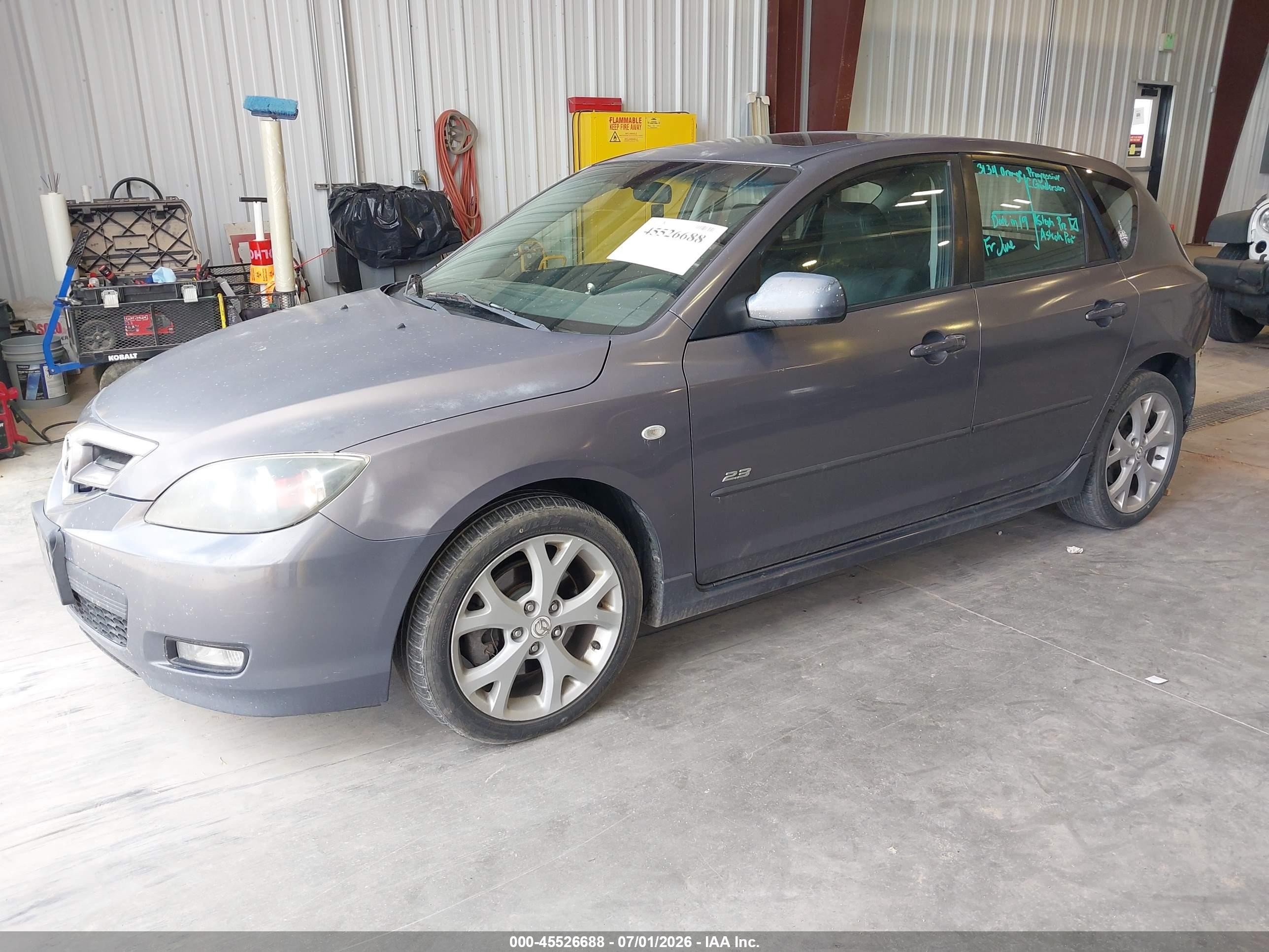 2007 Mazda Mazda3 S Touring Gray vin: JM1BK344971614289