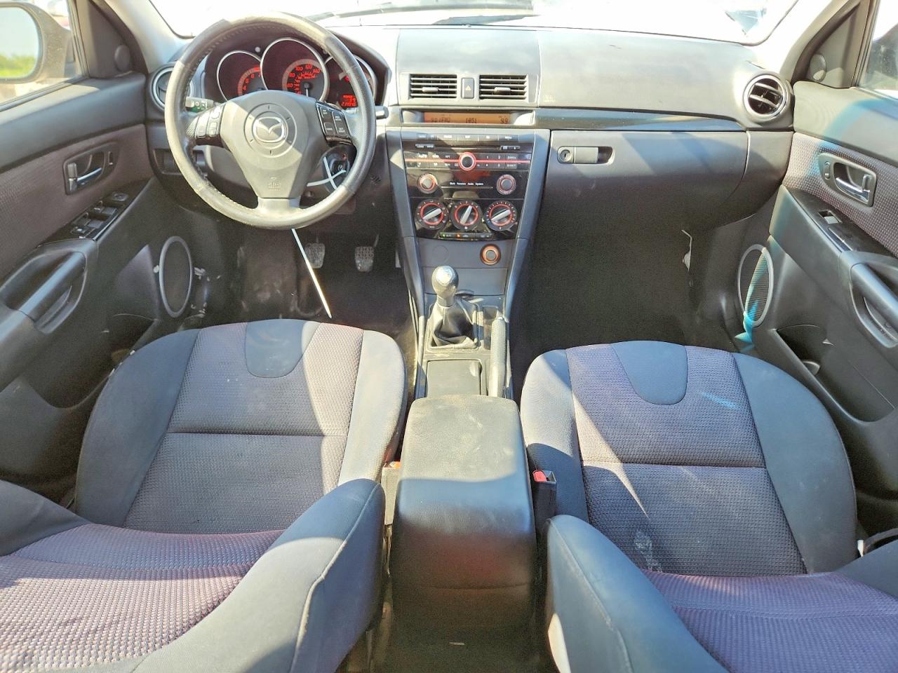 2008 Mazda 3 Hatchback Серый vin: JM1BK344981106826