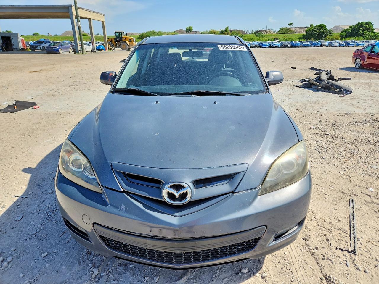 2008 Mazda 3 Hatchback Серый vin: JM1BK344981106826