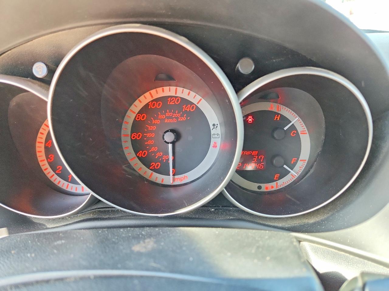 2008 Mazda 3 Hatchback Серый vin: JM1BK344981106826
