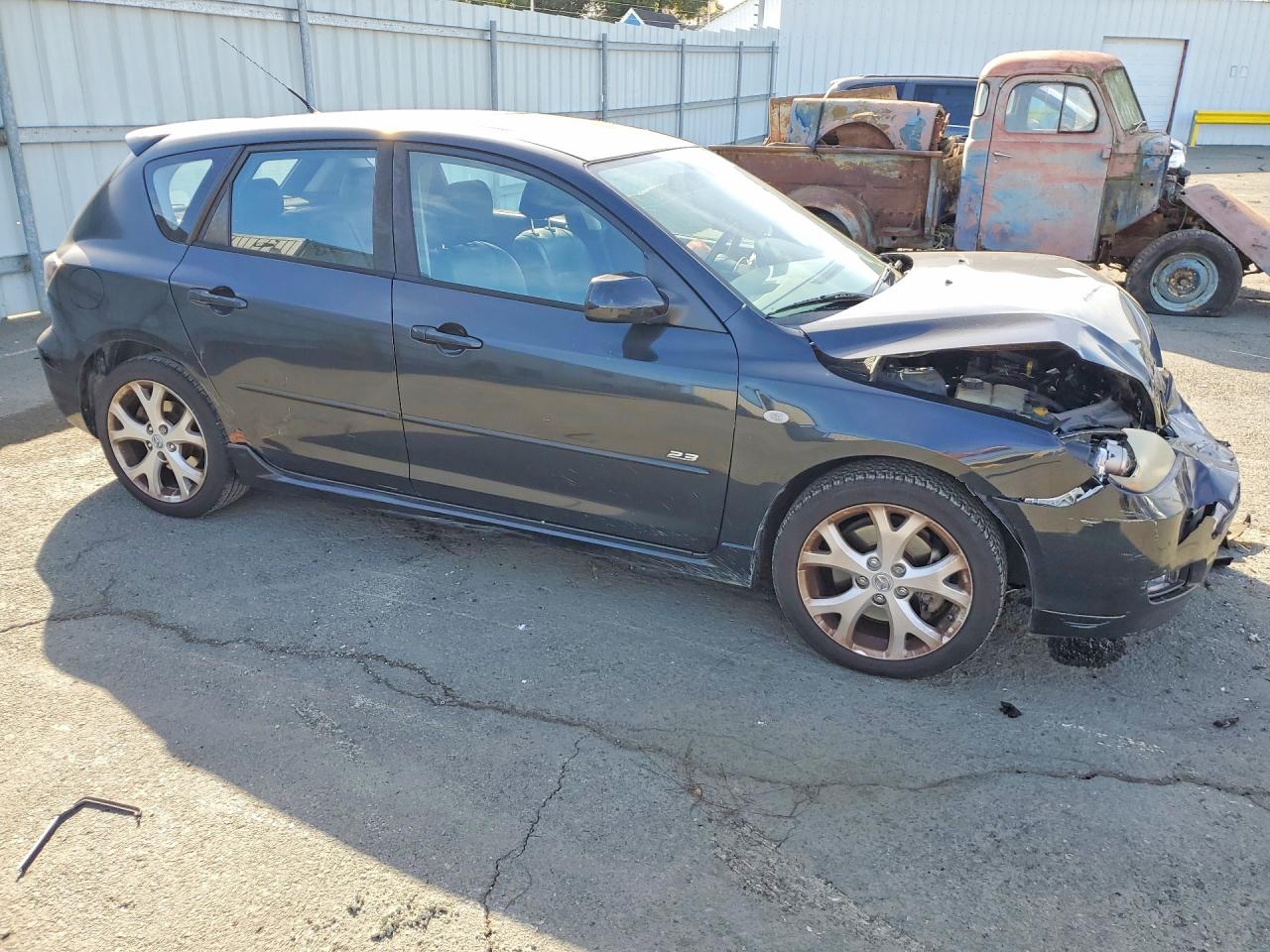 2008 Mazda 3 Hatchback Black vin: JM1BK344981829334