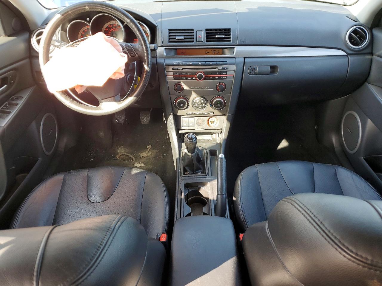 2008 Mazda 3 Hatchback Black vin: JM1BK344981829334