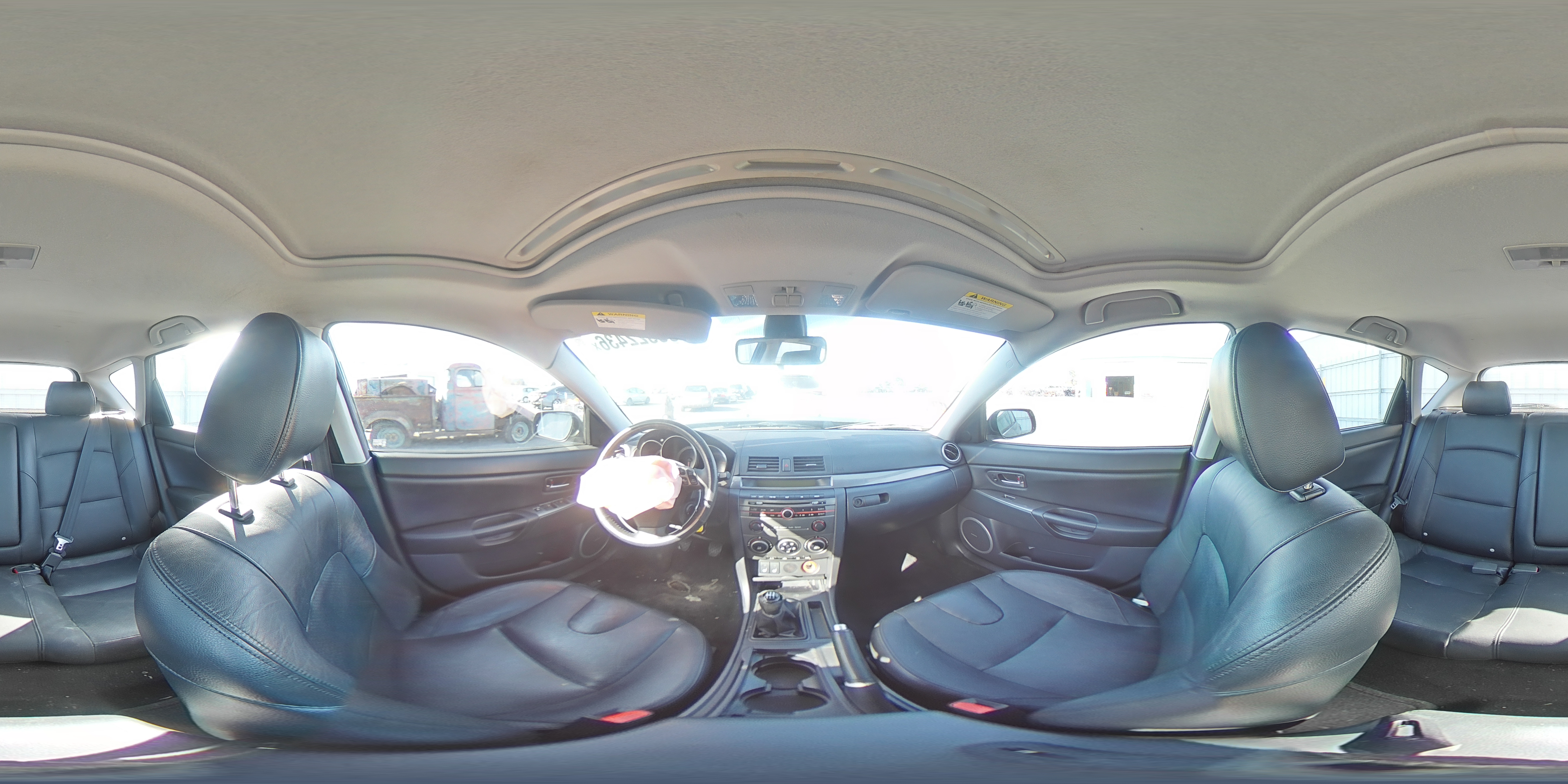 2008 Mazda 3 Hatchback Black vin: JM1BK344981829334
