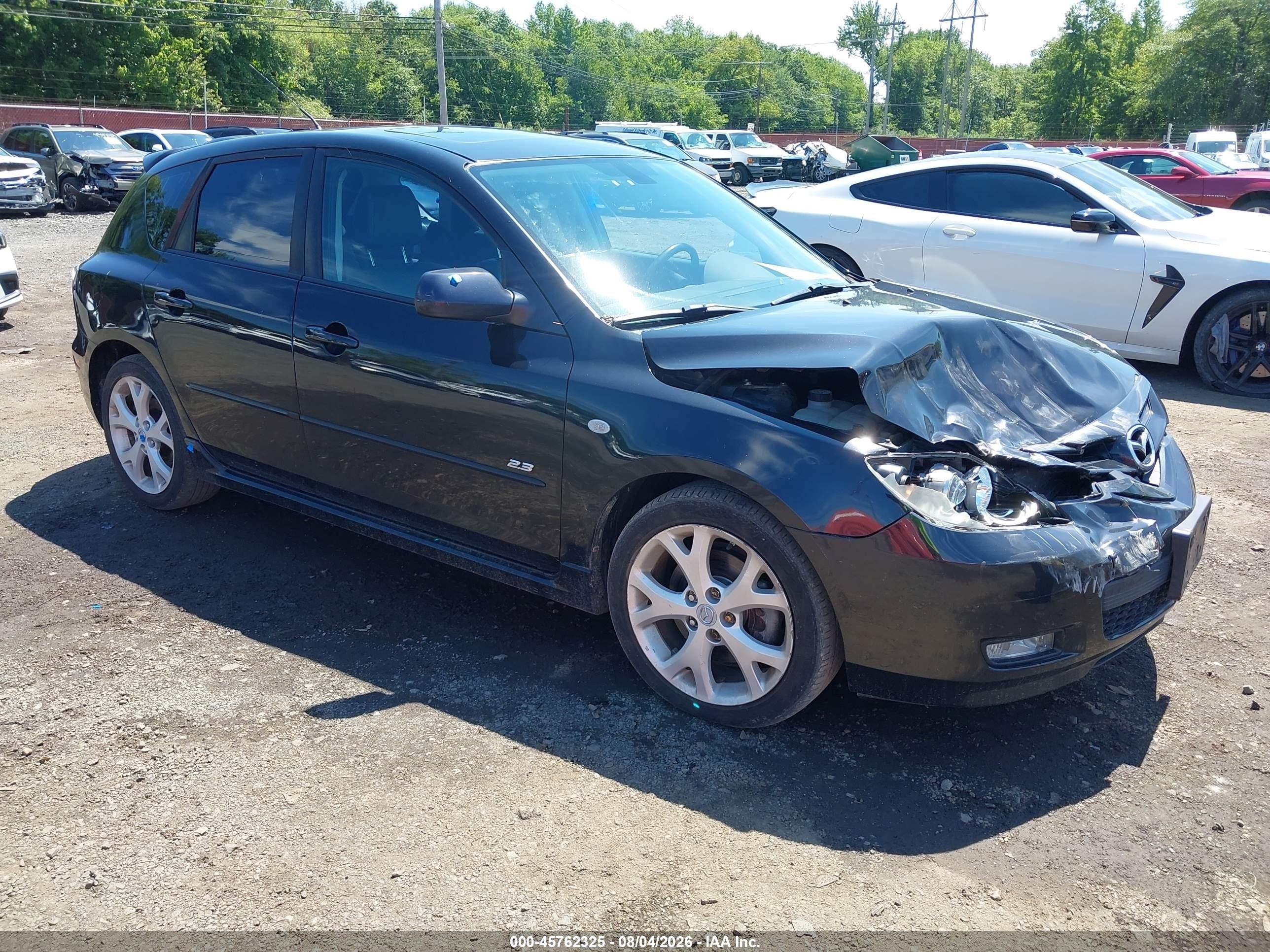 2009 Mazda Mazda3 S Grand Touring Black vin: JM1BK344991241564