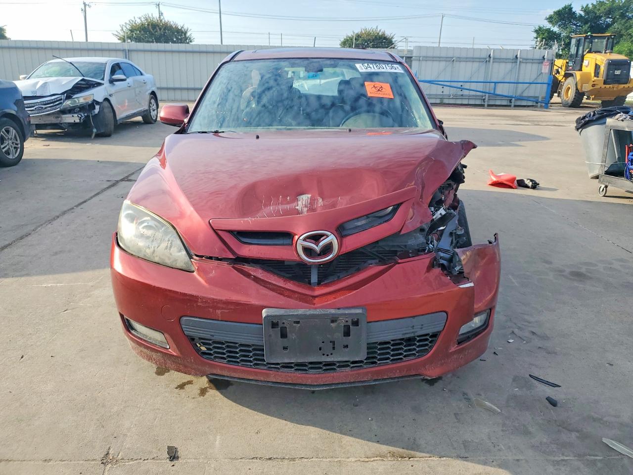 2009 Mazda 3 S Maroon vin: JM1BK344X91191323