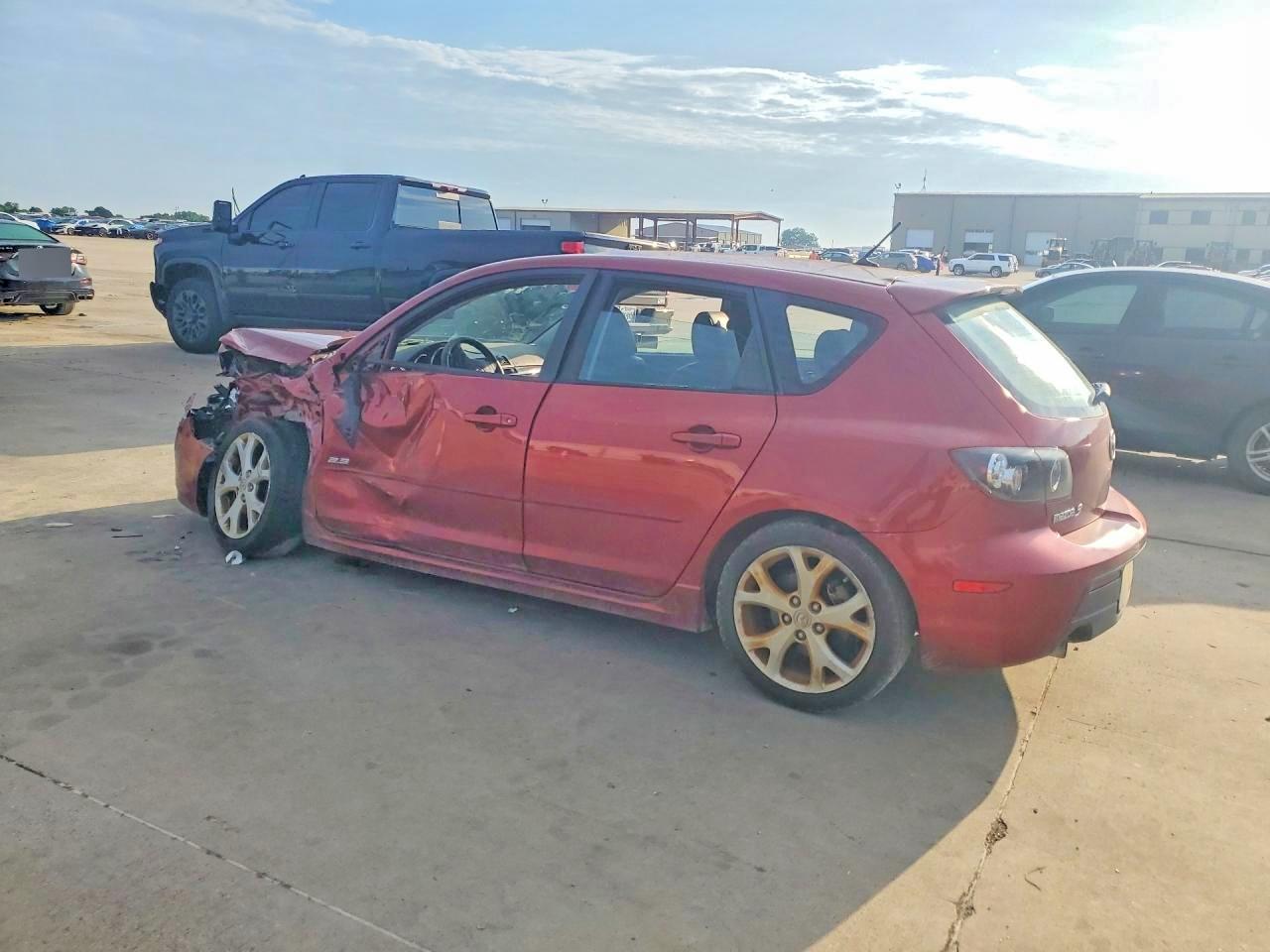 2009 Mazda 3 S Maroon vin: JM1BK344X91191323