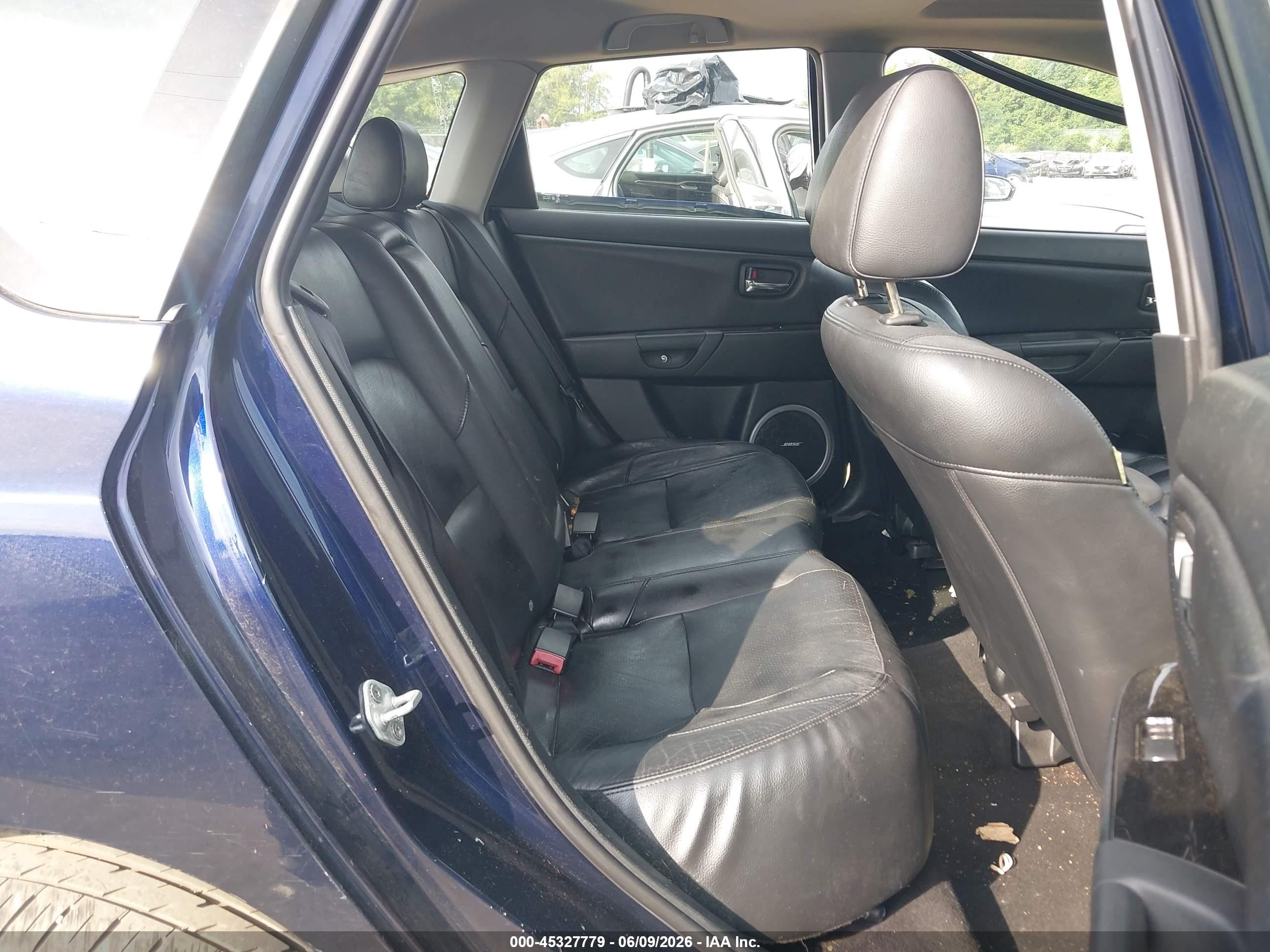 2009 Mazda Mazda3 S Grand Touring Blue vin: JM1BK344X91191788