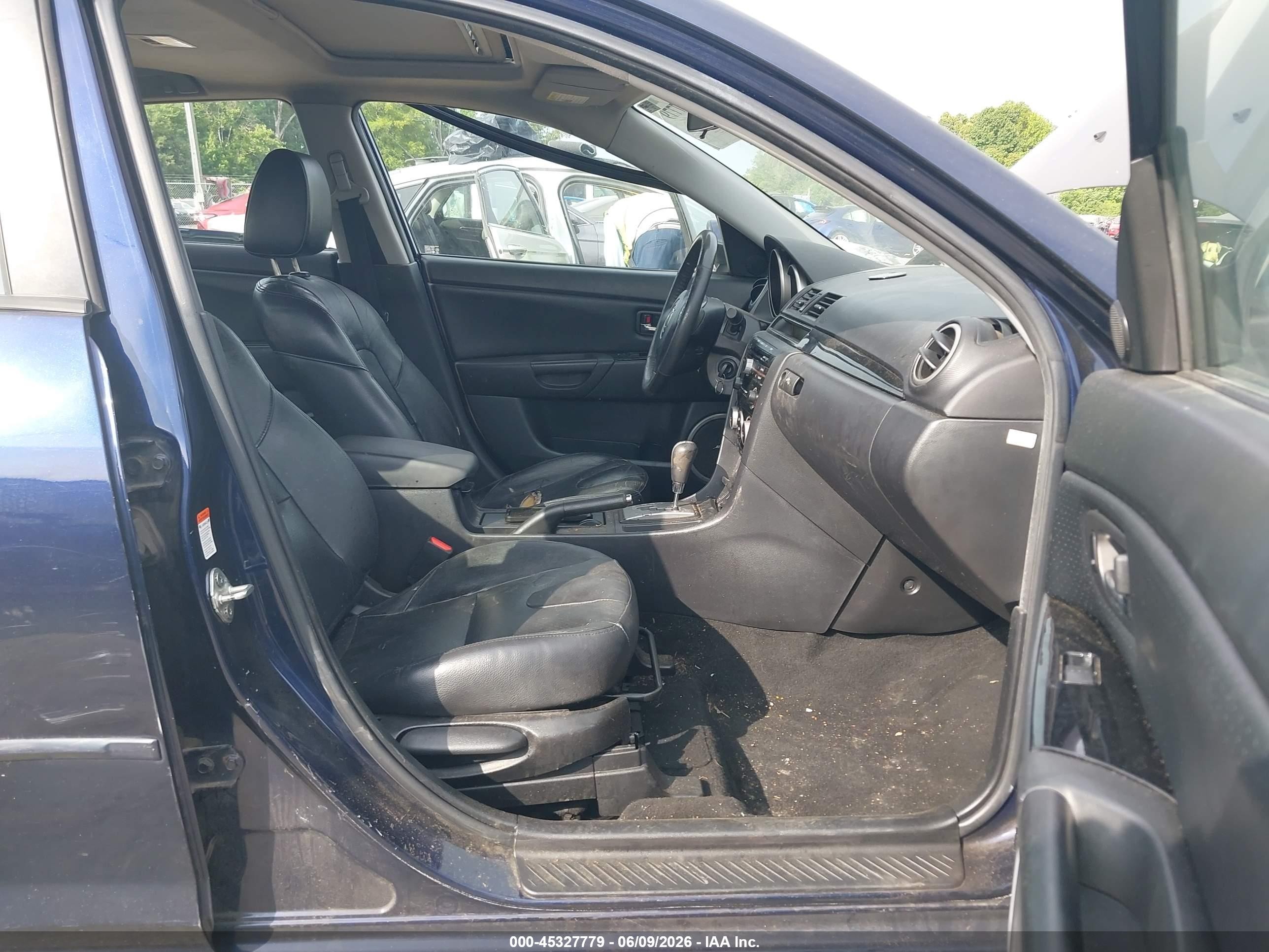 2009 Mazda Mazda3 S Grand Touring Blue vin: JM1BK344X91191788