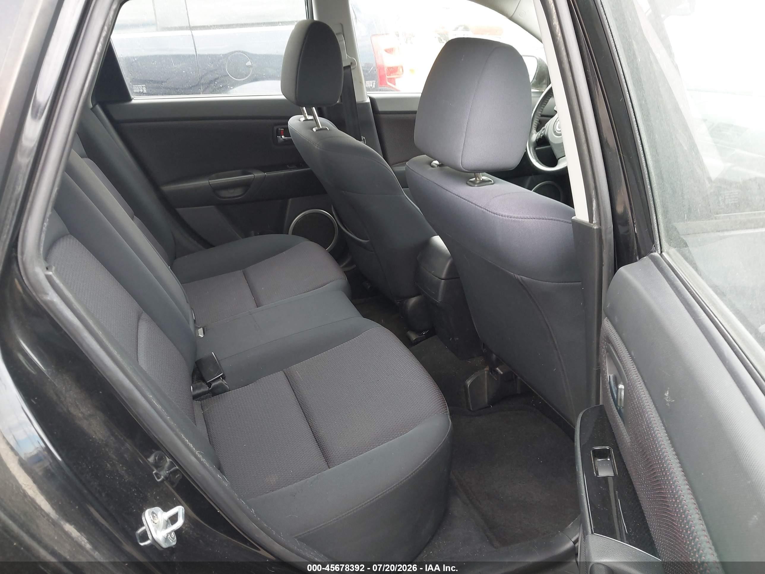 2009 Mazda Mazda3 S Sport Black vin: JM1BK344X91245574