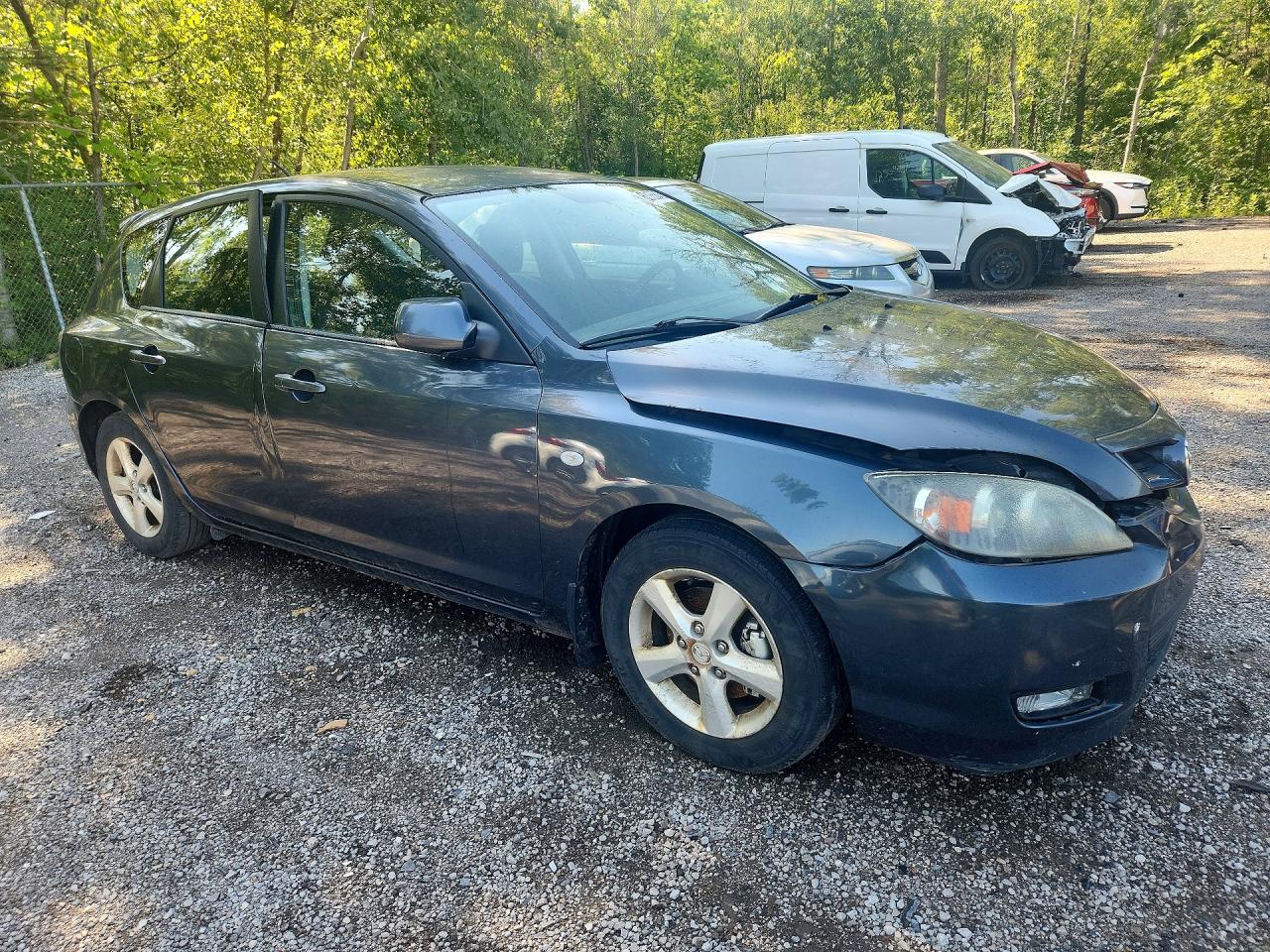 2008 Mazda 3 I Gray vin: JM1BK34F781111749