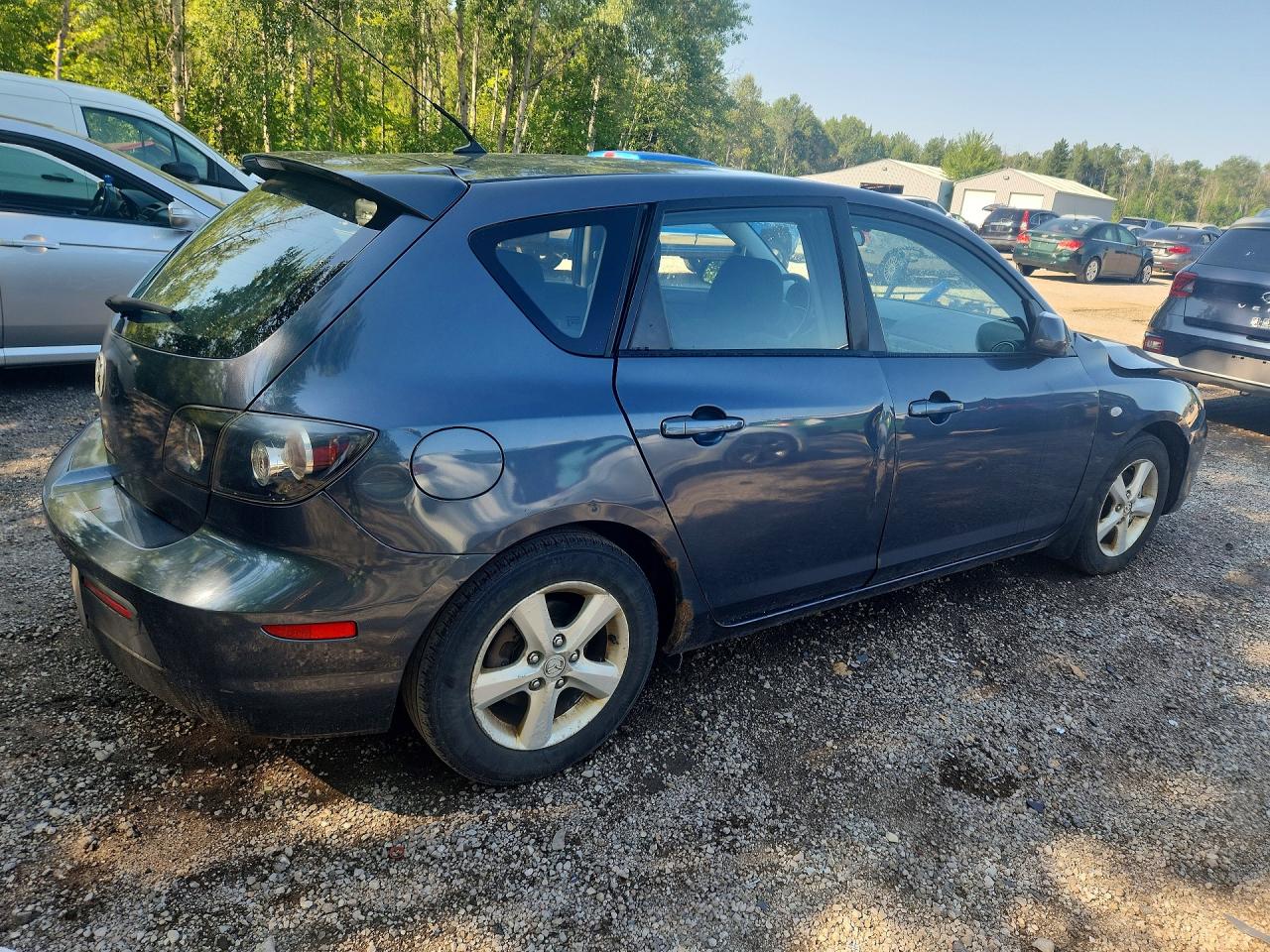 2008 Mazda 3 I Gray vin: JM1BK34F781111749