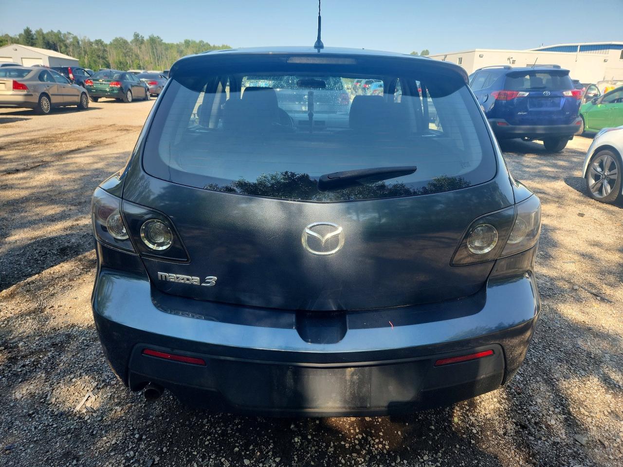 2008 Mazda 3 I Gray vin: JM1BK34F781111749