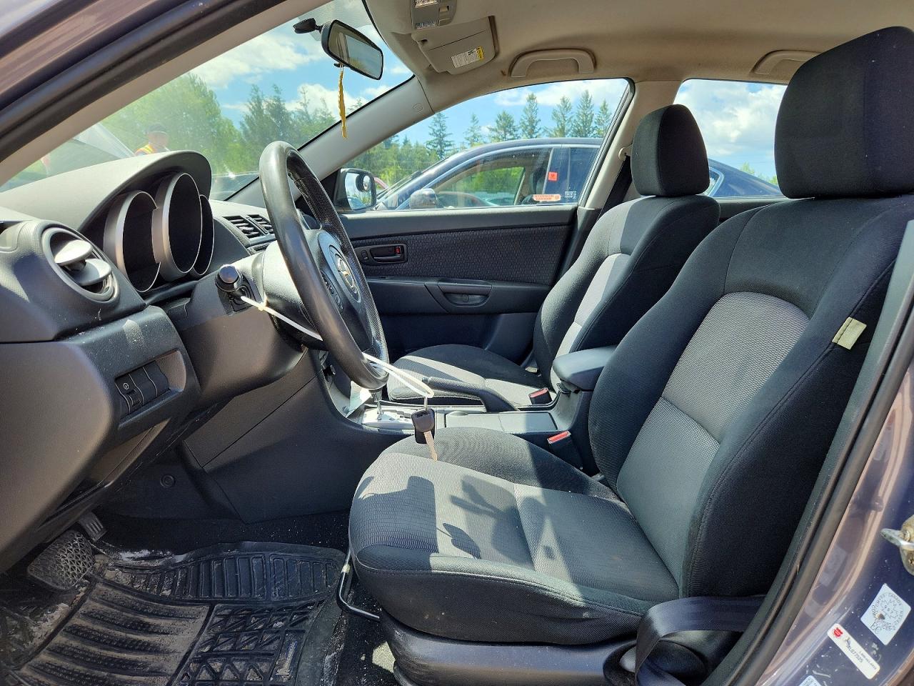 2008 Mazda 3 I Gray vin: JM1BK34F981135860