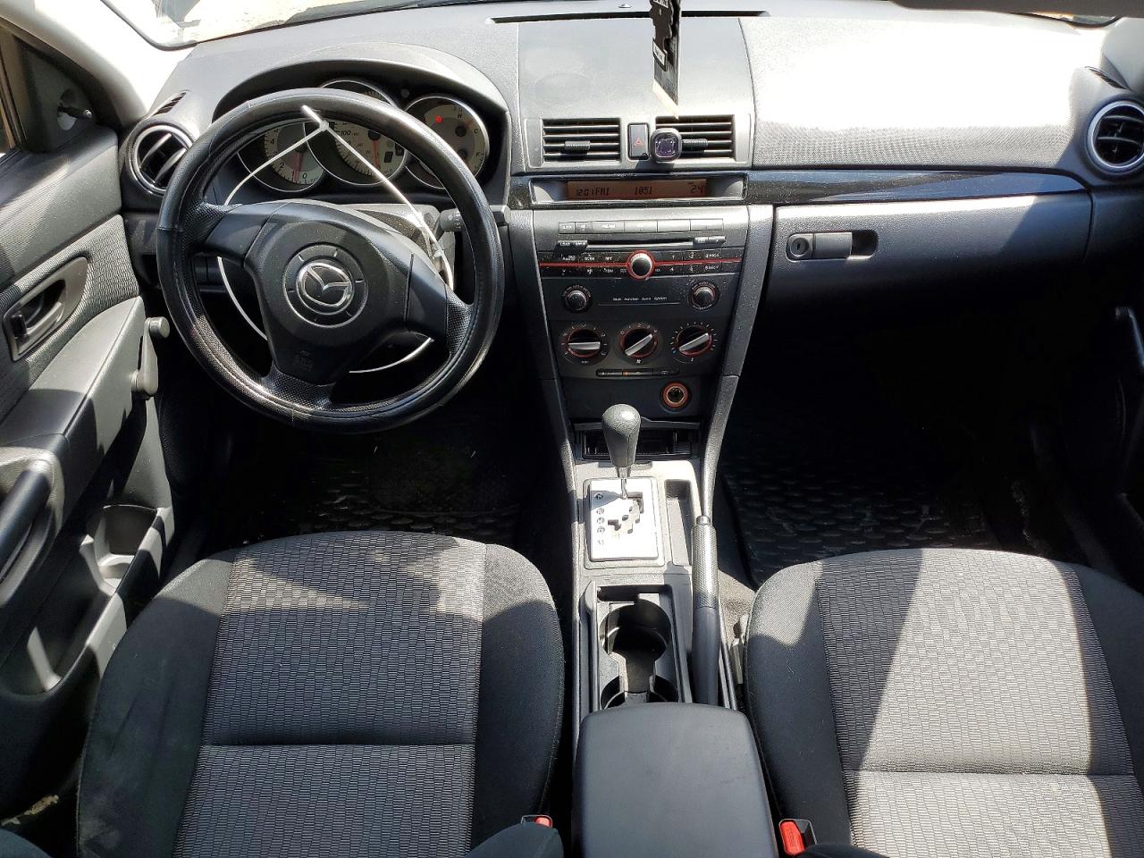 2008 Mazda 3 I Black vin: JM1BK34F981178868