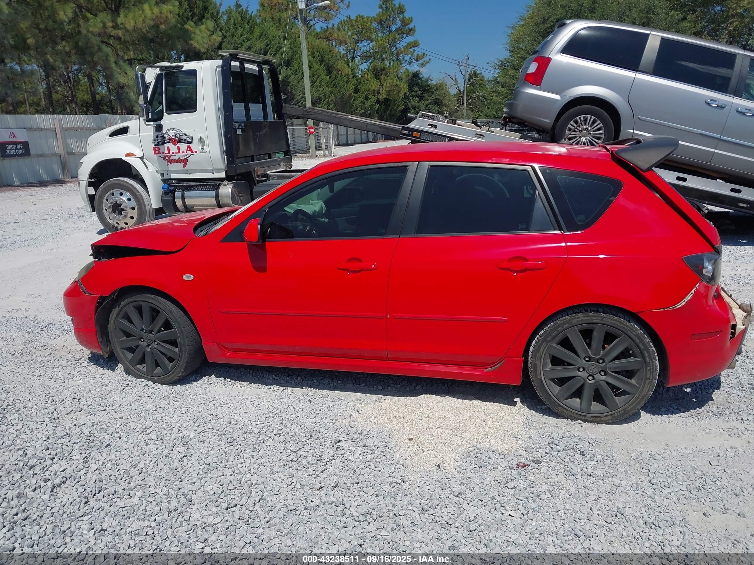 2007 Mazda Mazdaspeed3 Grand Touring Красный vin: JM1BK34L071686263