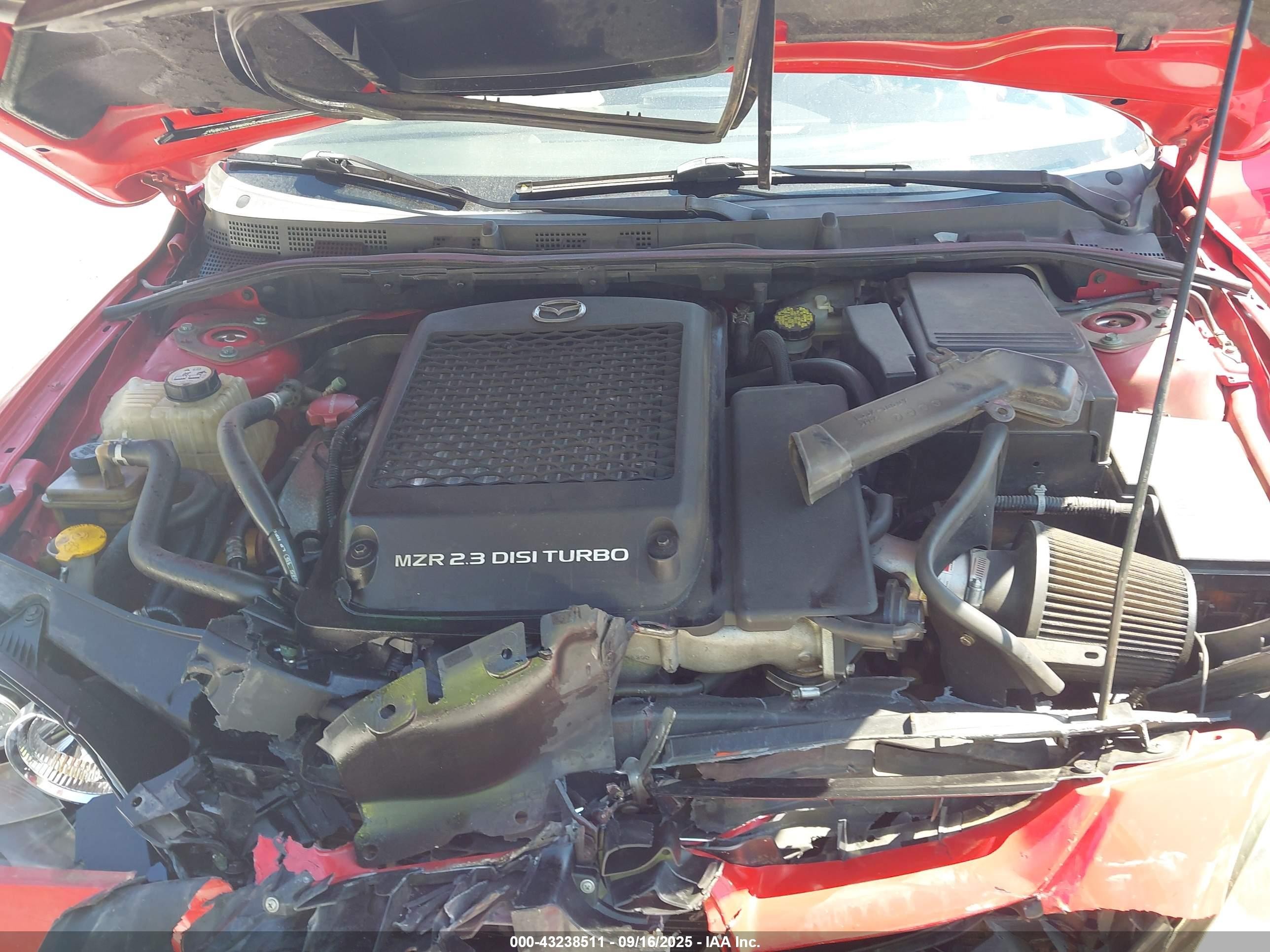 2007 Mazda Mazdaspeed3 Grand Touring Красный vin: JM1BK34L071686263