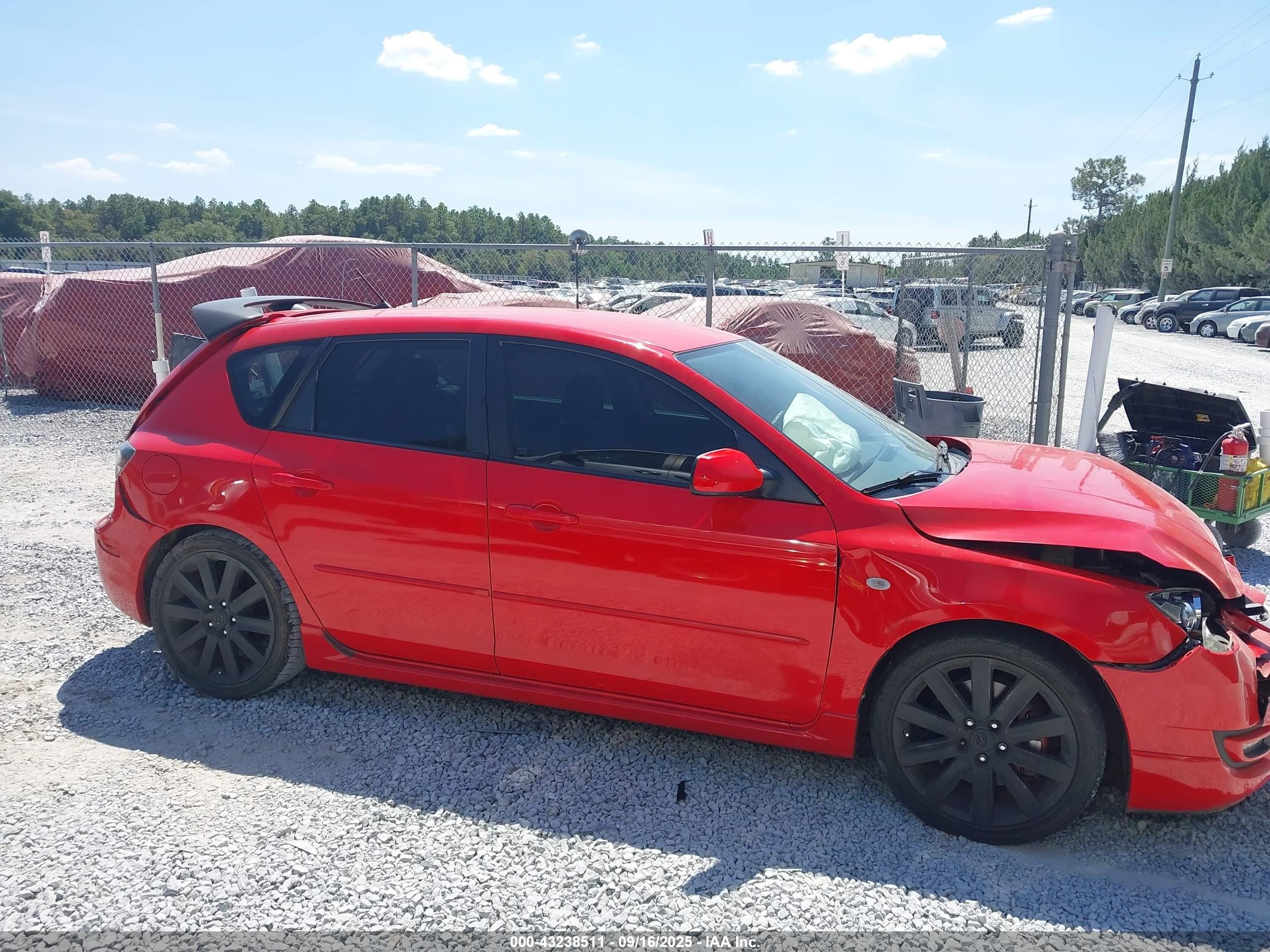 2007 Mazda Mazdaspeed3 Grand Touring Красный vin: JM1BK34L071686263