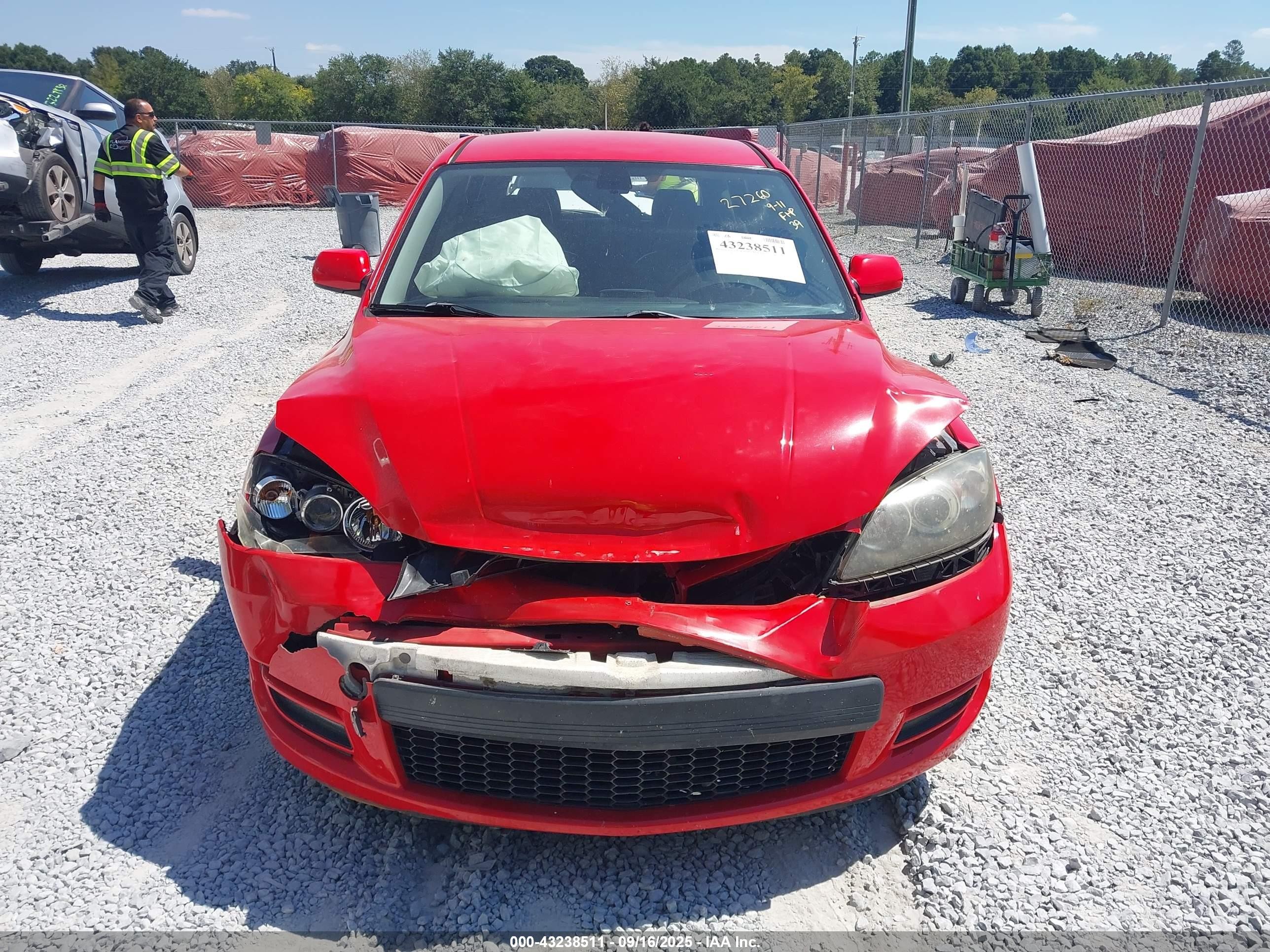2007 Mazda Mazdaspeed3 Grand Touring Красный vin: JM1BK34L071686263