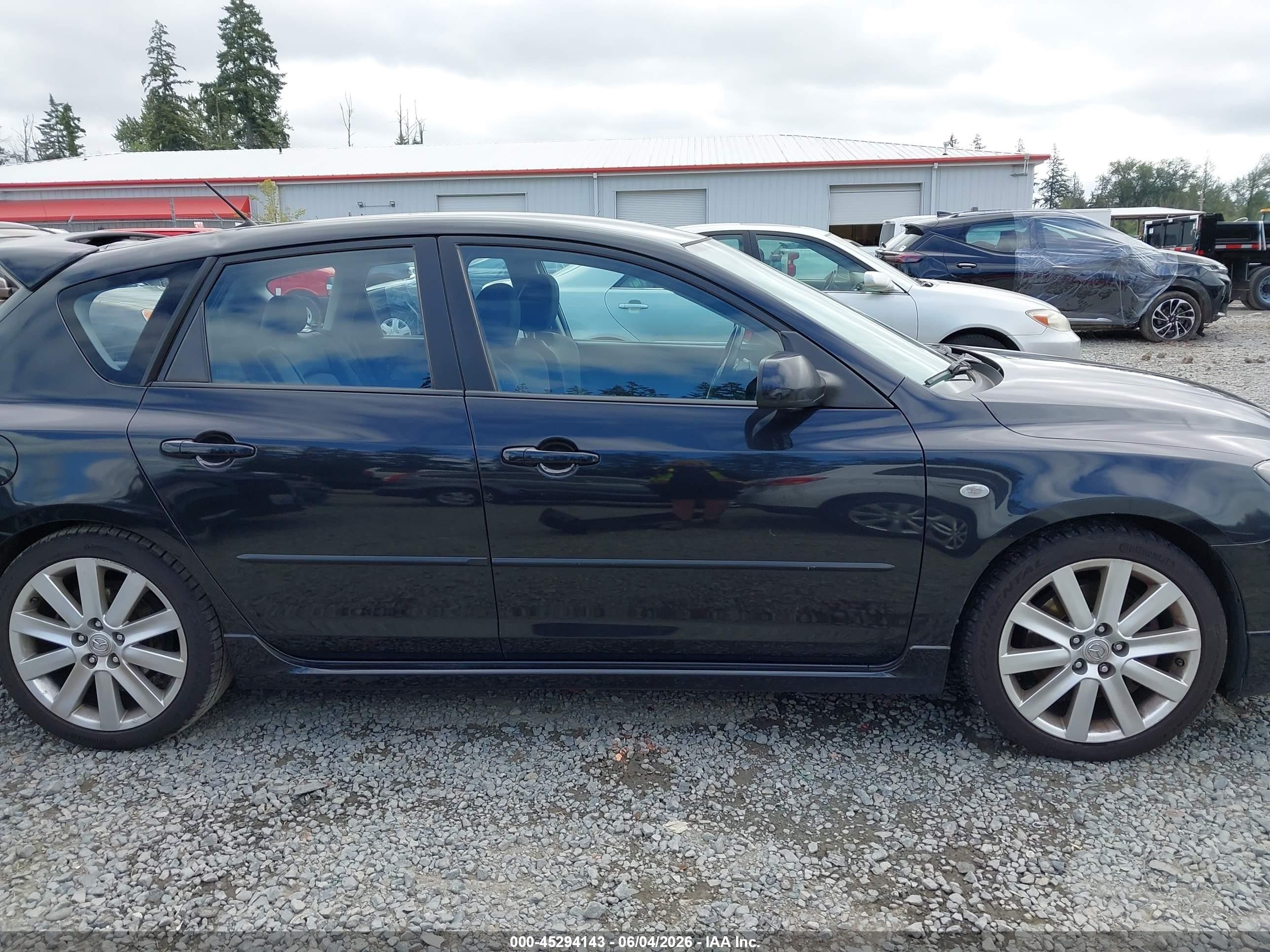 2007 Mazda Mazdaspeed3 Sport Черный vin: JM1BK34L071773886