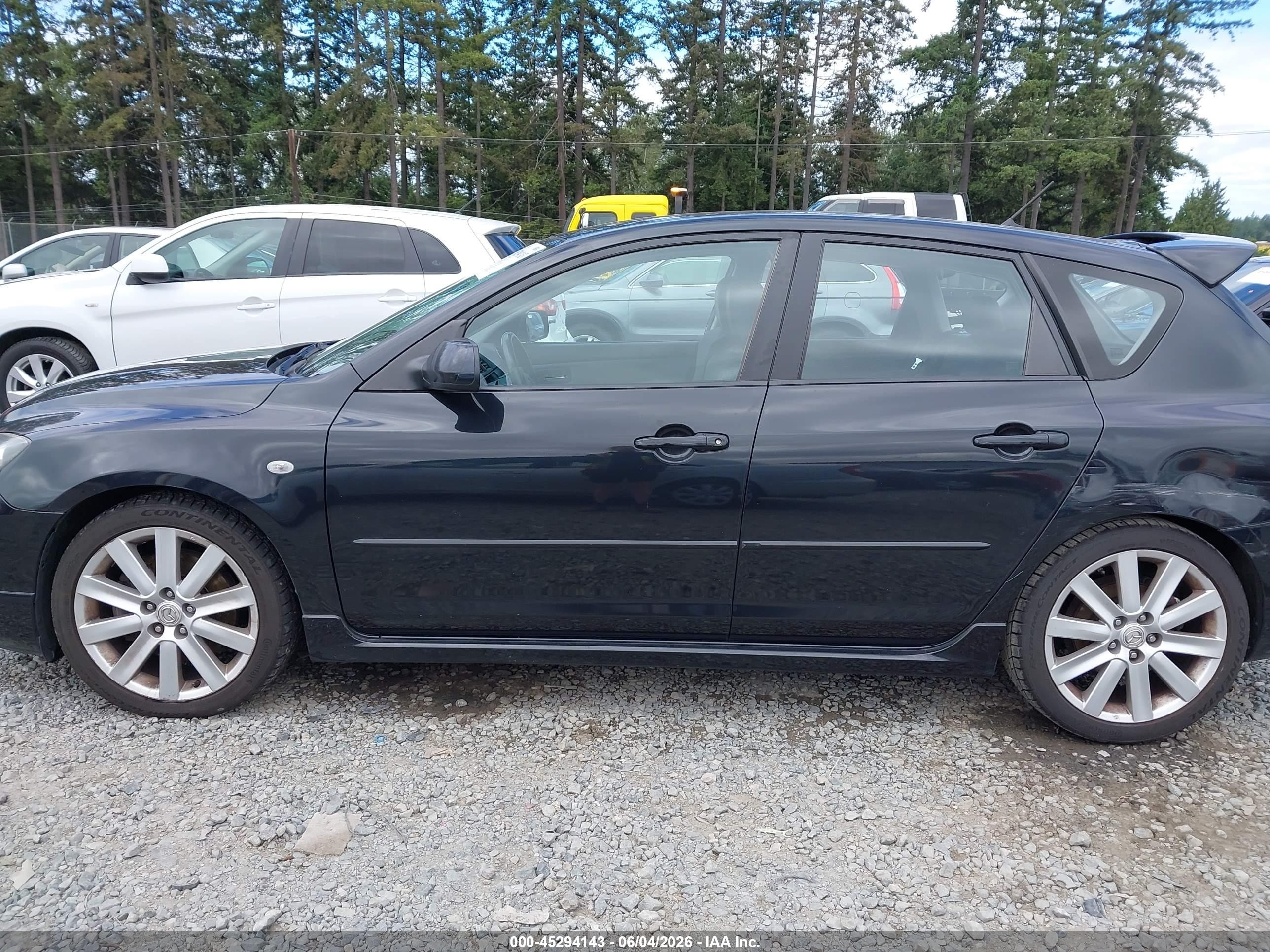 2007 Mazda Mazdaspeed3 Sport Черный vin: JM1BK34L071773886