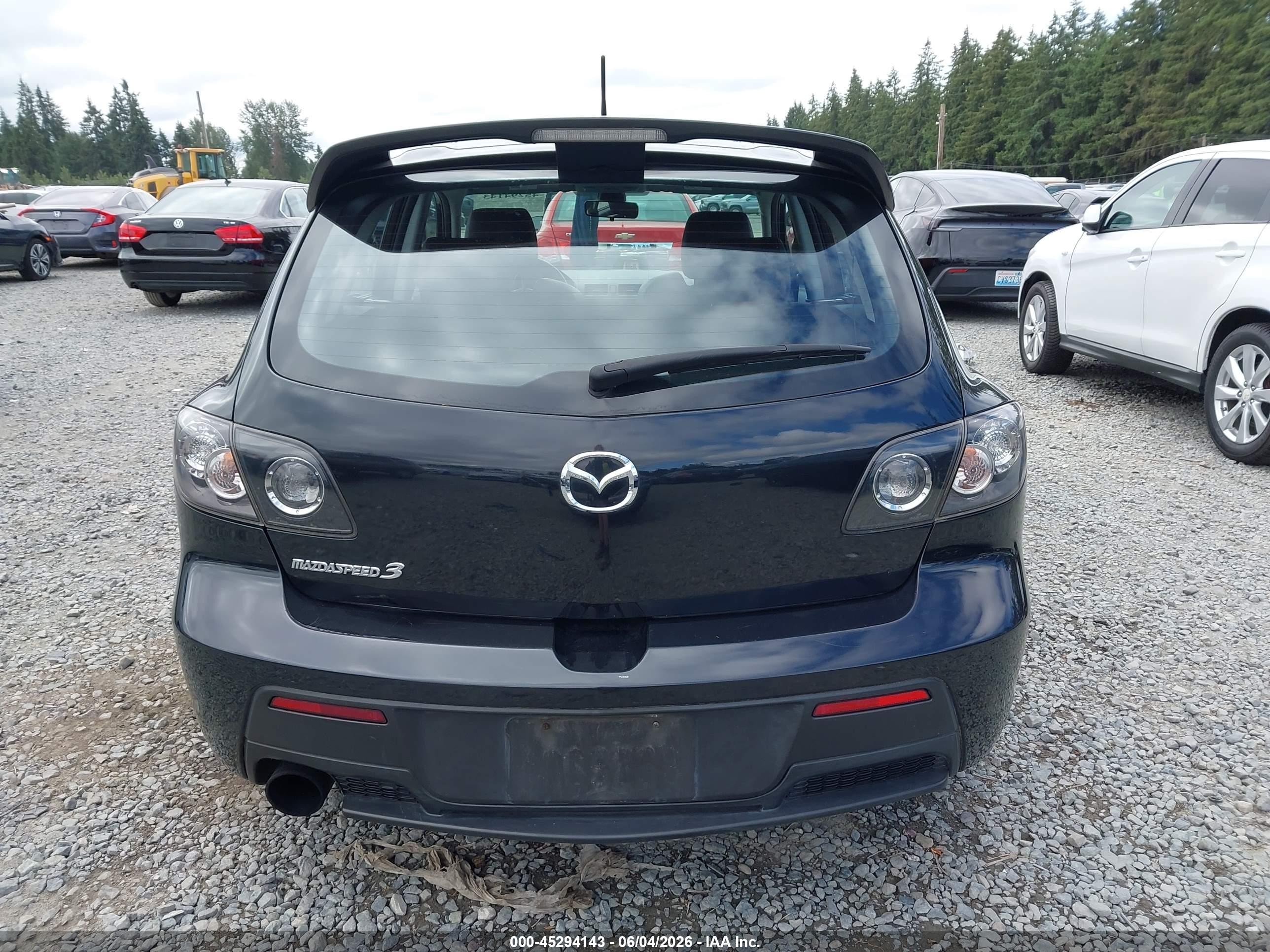 2007 Mazda Mazdaspeed3 Sport Черный vin: JM1BK34L071773886