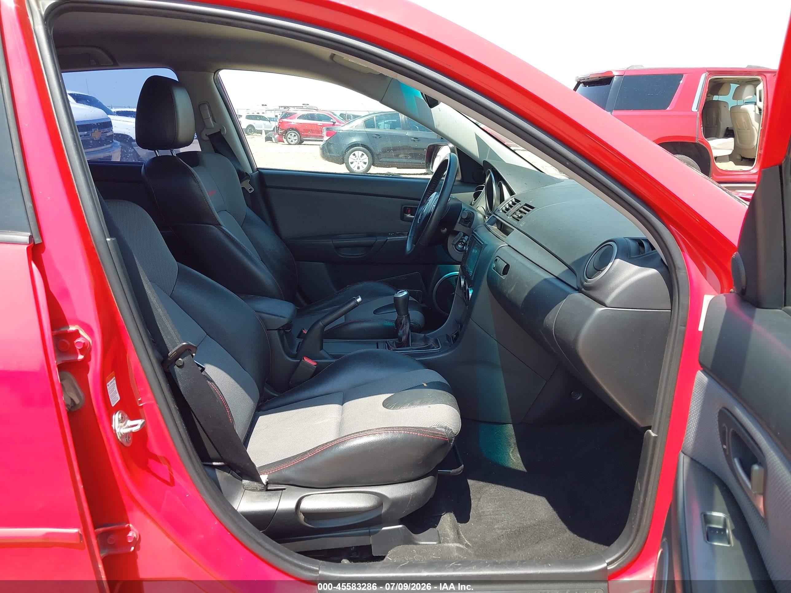2008 Mazda Mazdaspeed3 Grand Touring Red vin: JM1BK34L081809058