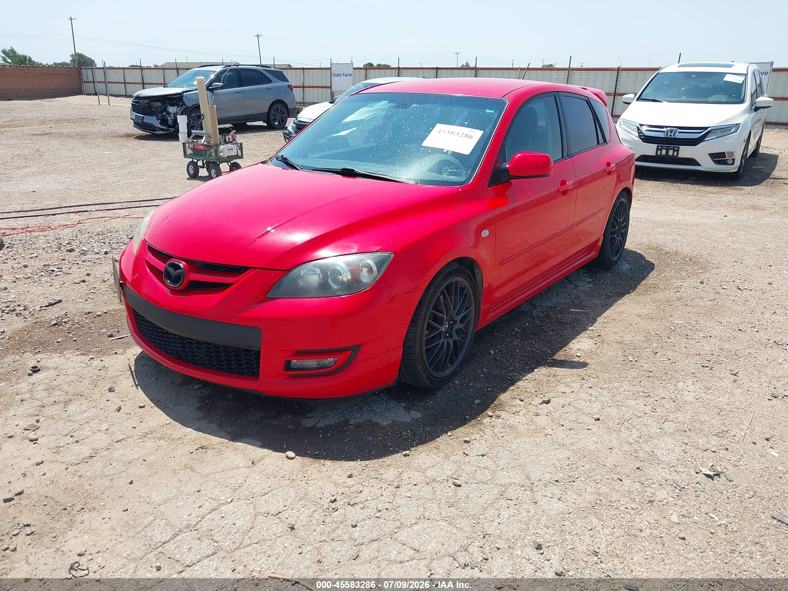 2008 Mazda Mazdaspeed3 Grand Touring Red vin: JM1BK34L081809058