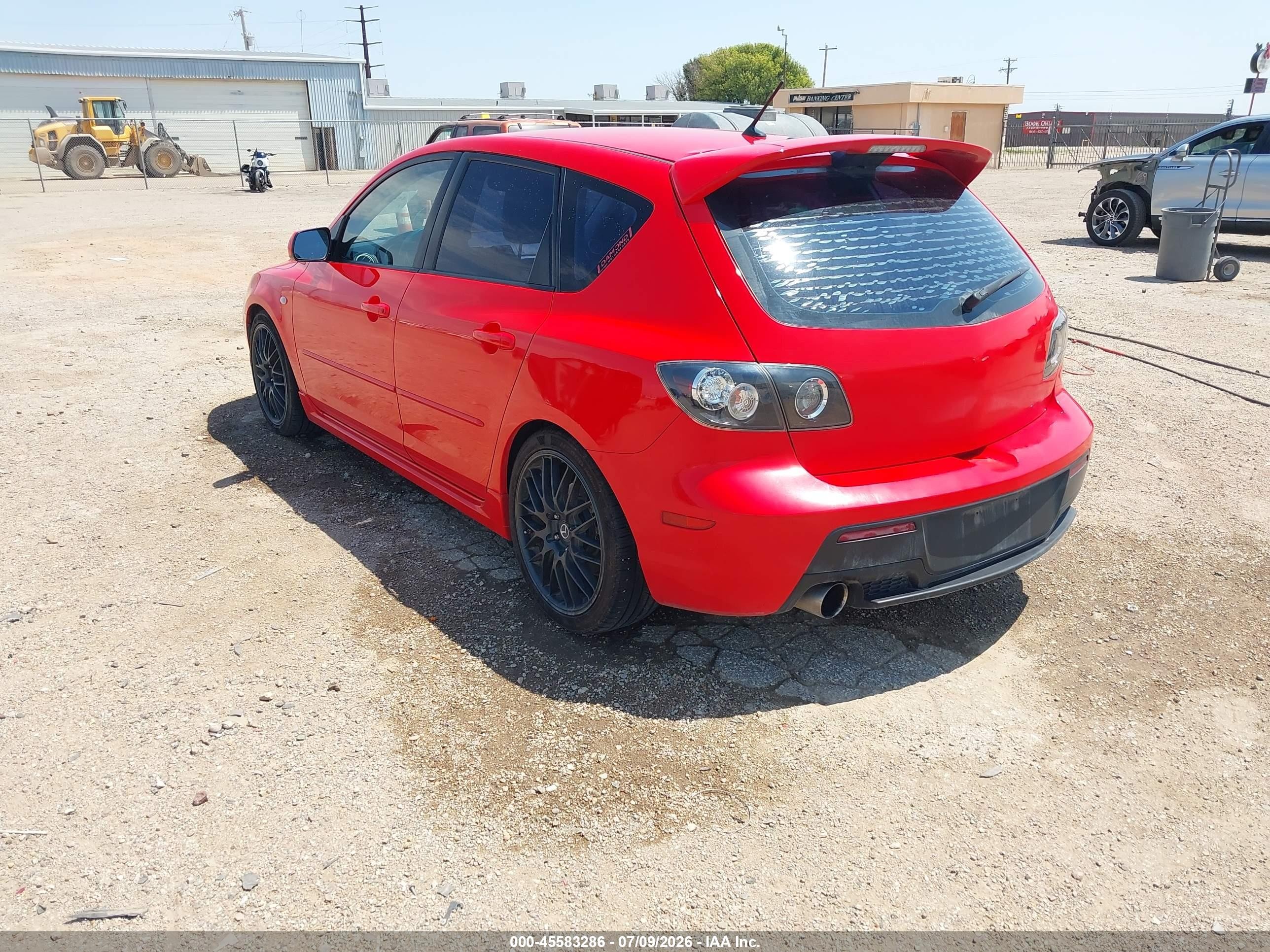 2008 Mazda Mazdaspeed3 Grand Touring Red vin: JM1BK34L081809058