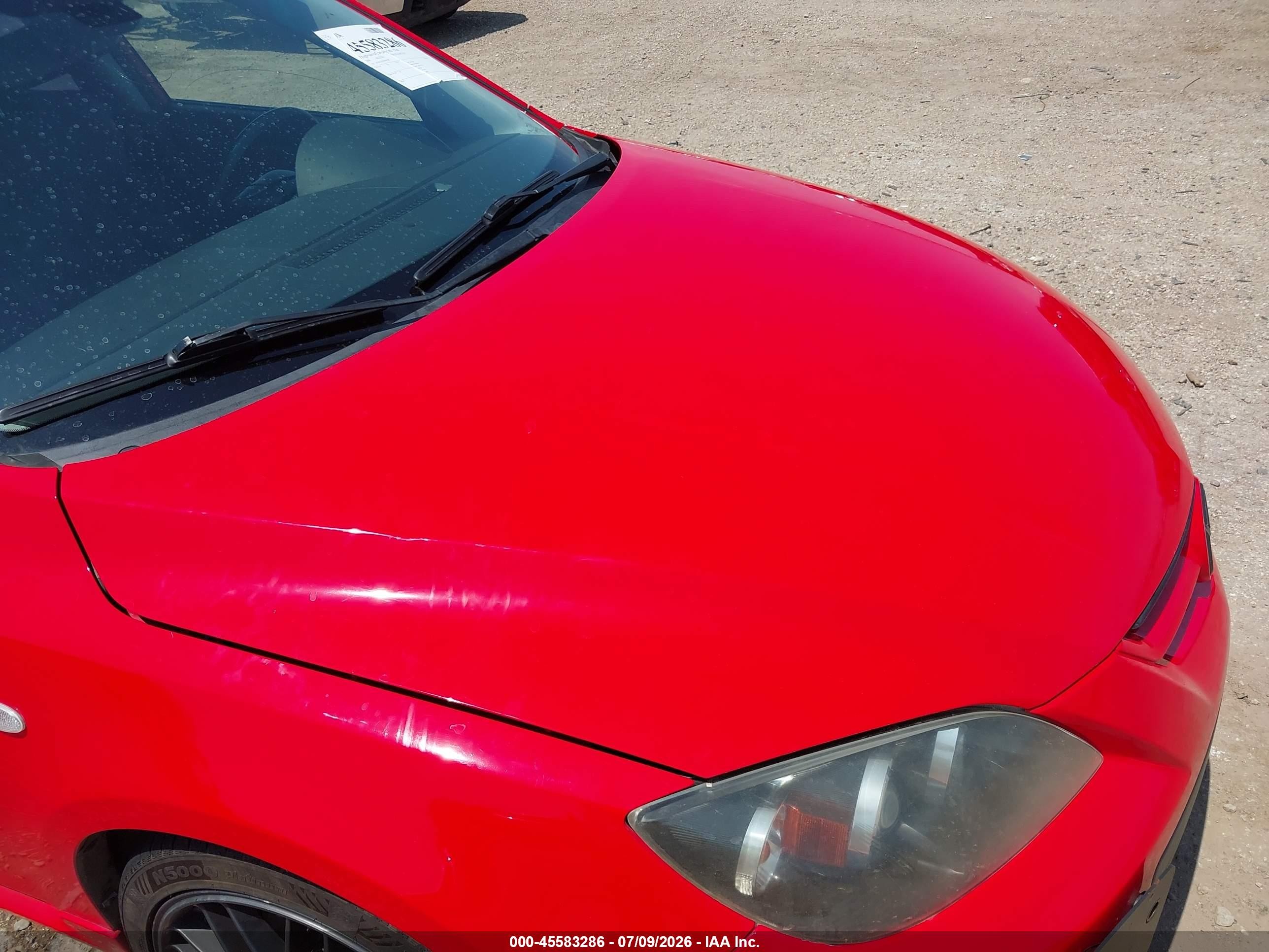 2008 Mazda Mazdaspeed3 Grand Touring Red vin: JM1BK34L081809058