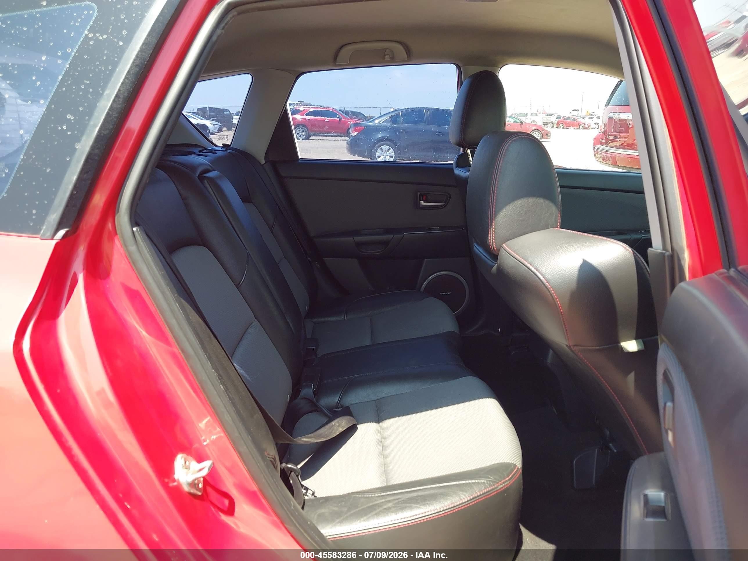 2008 Mazda Mazdaspeed3 Grand Touring Red vin: JM1BK34L081809058