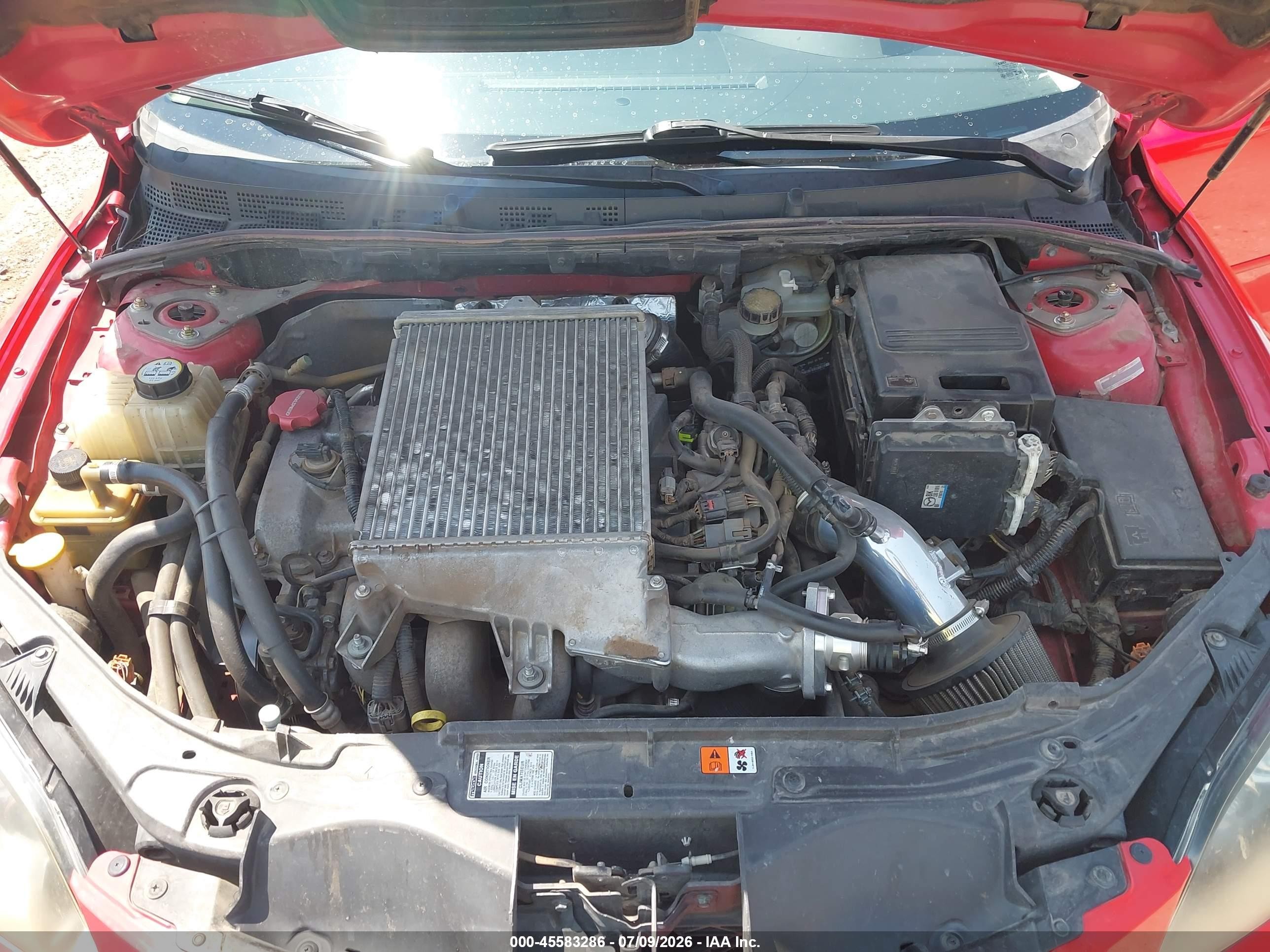 2008 Mazda Mazdaspeed3 Grand Touring Red vin: JM1BK34L081809058