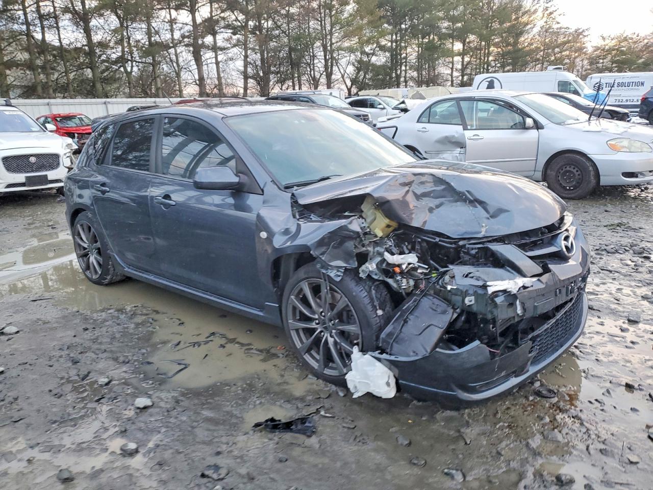 2008 Mazda Speed 3 Blue vin: JM1BK34L381181772