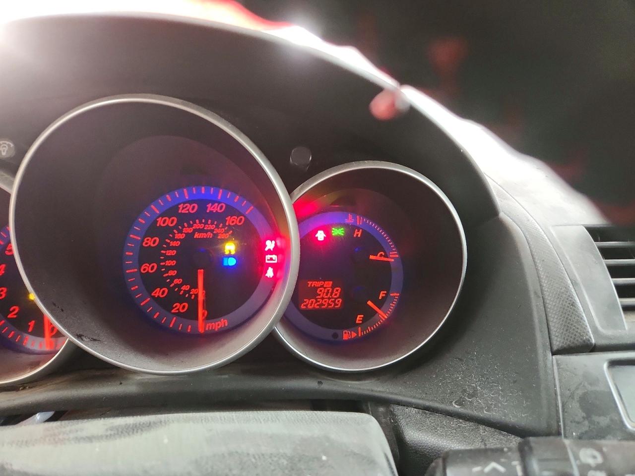 2008 Mazda Speed 3 Красный vin: JM1BK34L381791154