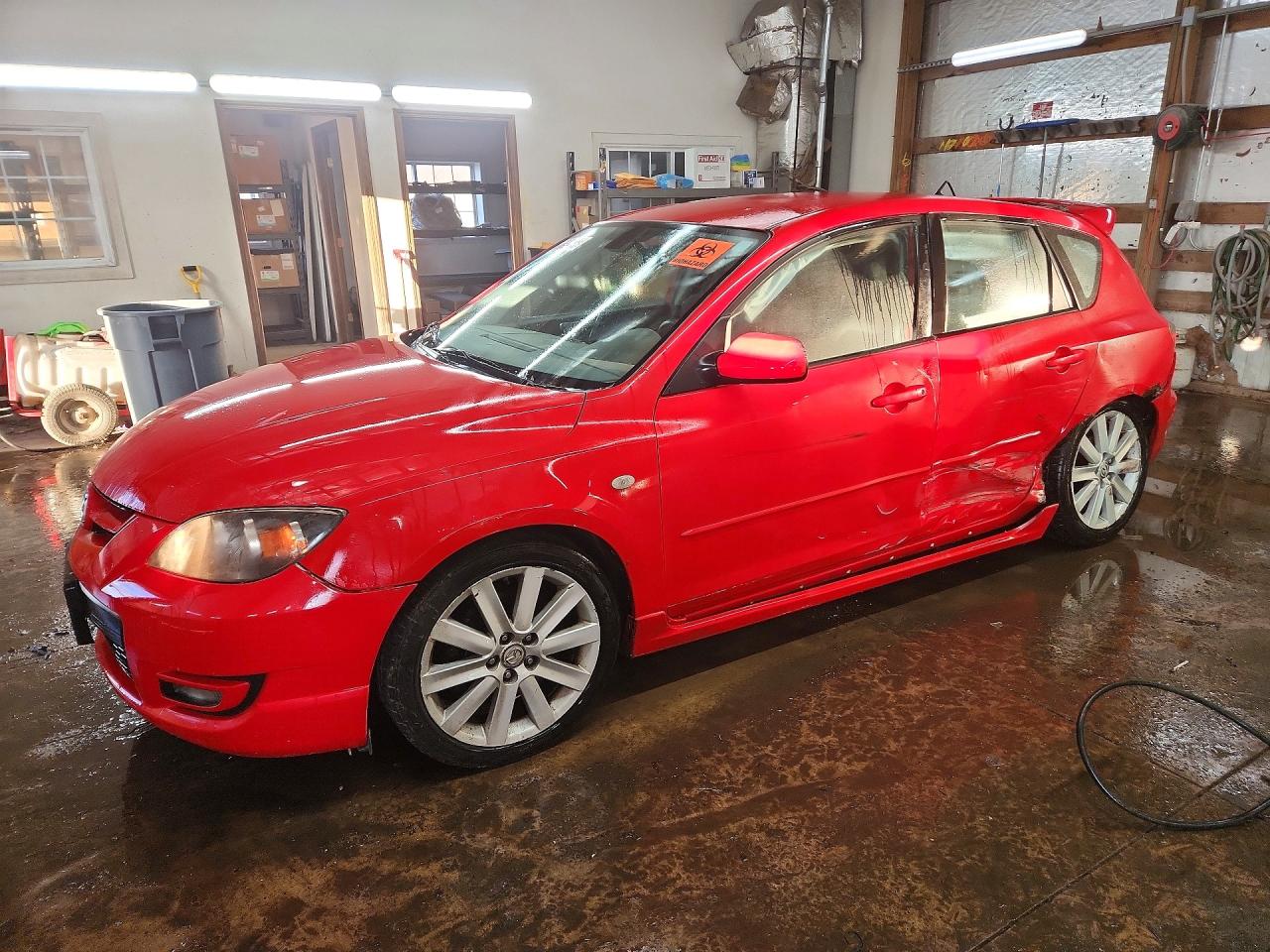 2008 Mazda Speed 3 Красный vin: JM1BK34L381791154